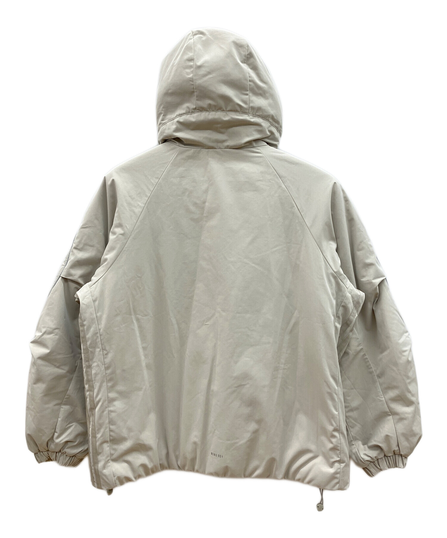 美品90'ヴィンテージ　 アディダス　フード中綿入りジャケット M 中古・古着通販】adidas (アディダス) 中綿ジャケット ベージュ サイズ