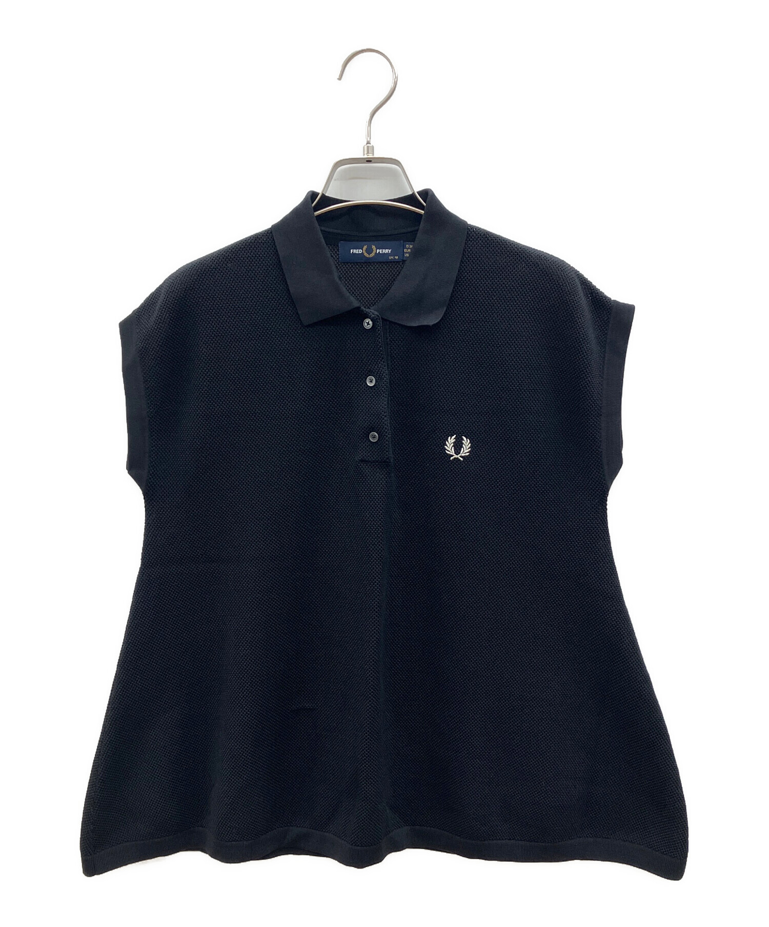 Fred Perry ノースリーブポロシャツ ネイビー 中古・古着通販】FRED PERRY (フレッドペリー) ノースリーブポロシャツ