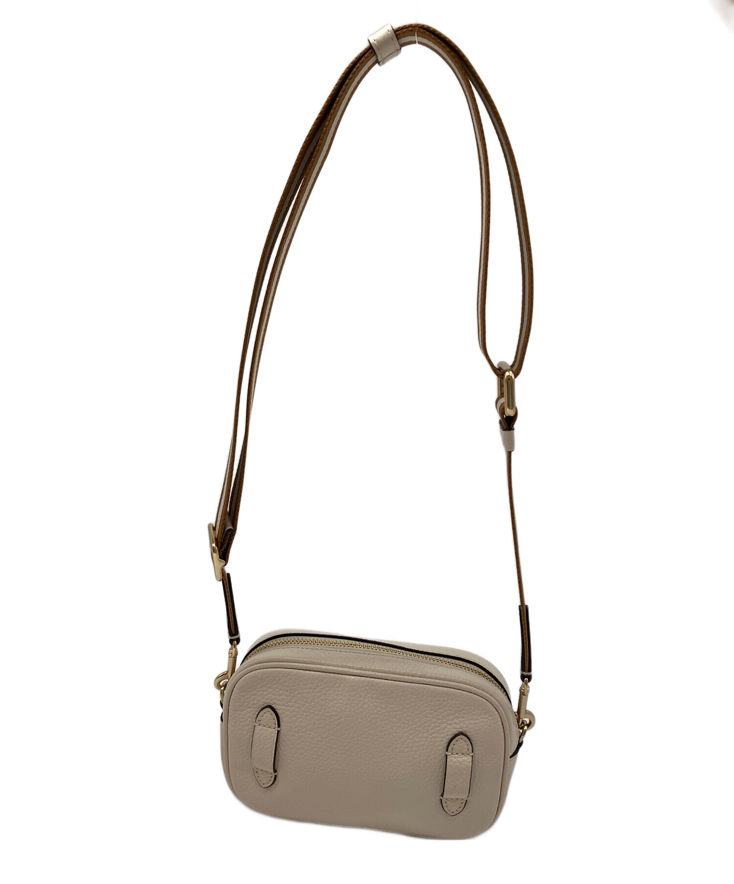 コーチ　ショルダーバッグ　未使用品 中古・古着通販】COACH (コーチ) ロゴ入りショルダーバッグ アイボリー