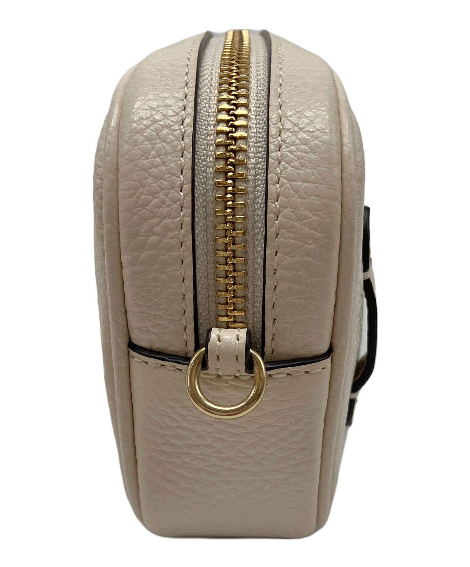 コーチ　ショルダーバッグ　未使用品 中古・古着通販】COACH (コーチ) ロゴ入りショルダーバッグ アイボリー