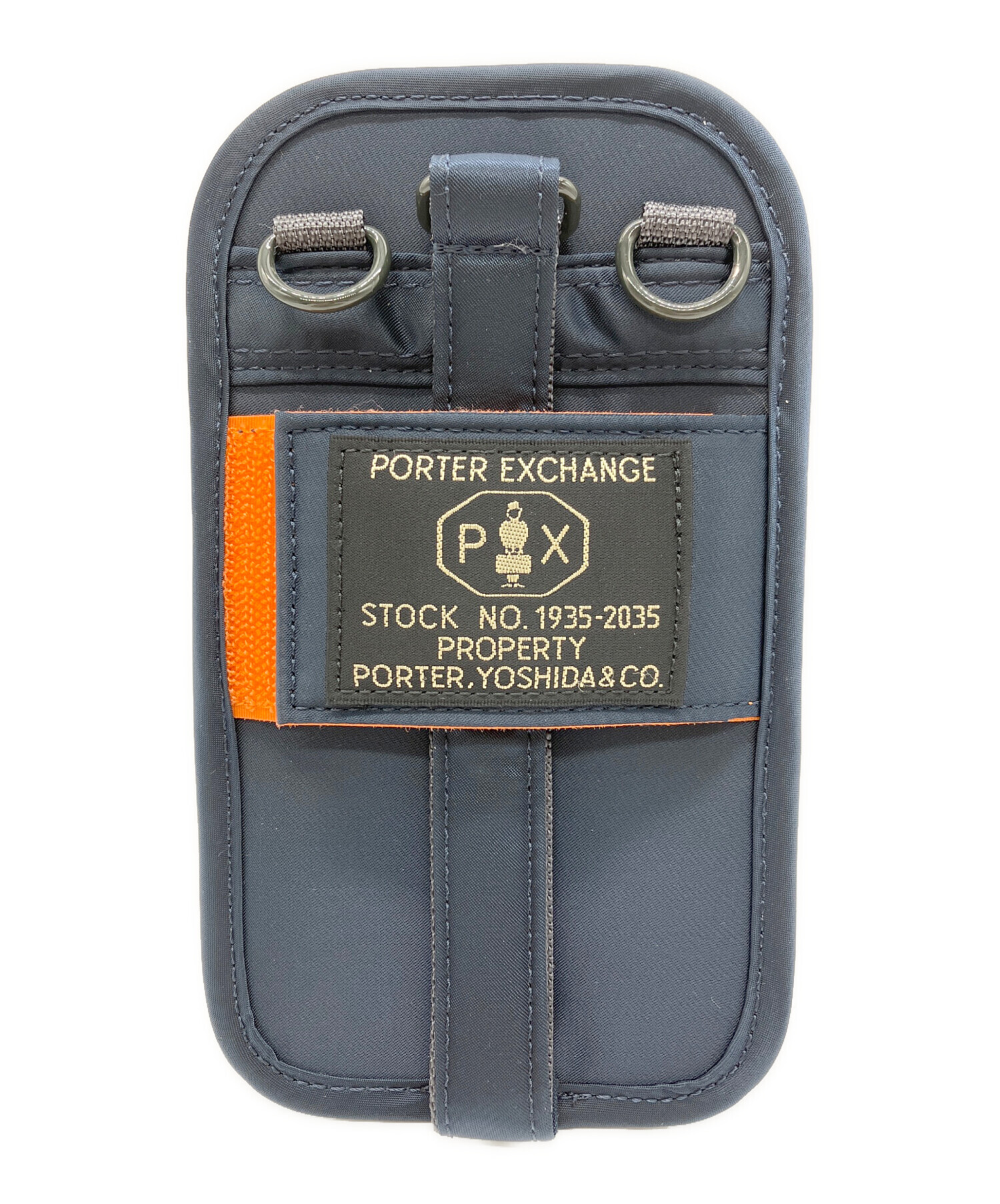 【中古】［PORTER]［ポーター] パスポートホルダー 中古・古着通販】PORTER (ポーター) ショルダーポーチ ネイビー