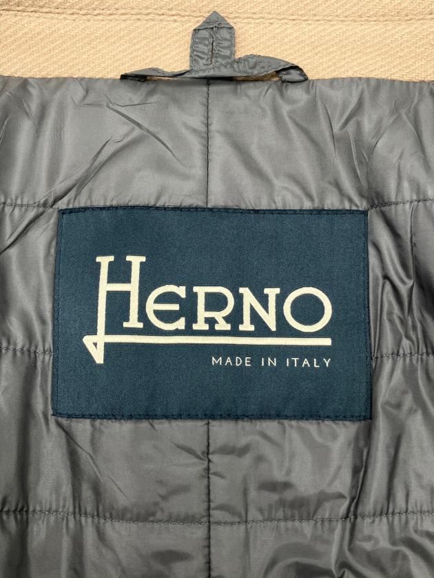 中古・古着通販】HERNO (ヘルノ) チェスターコート ベージュ サイズ:44