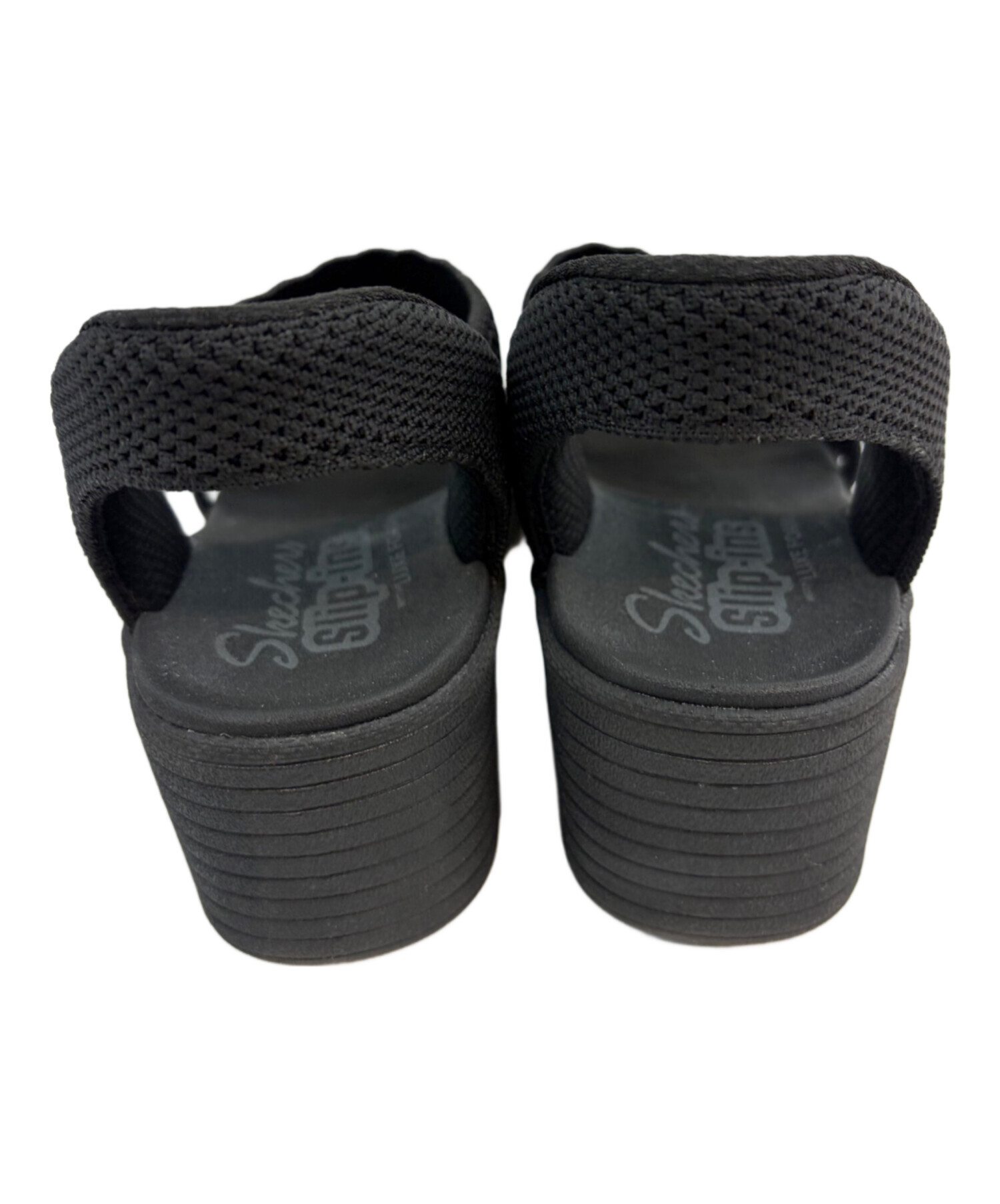 中古・古着通販】SKECHERS (スケッチャーズ) サンダル ブラック サイズ