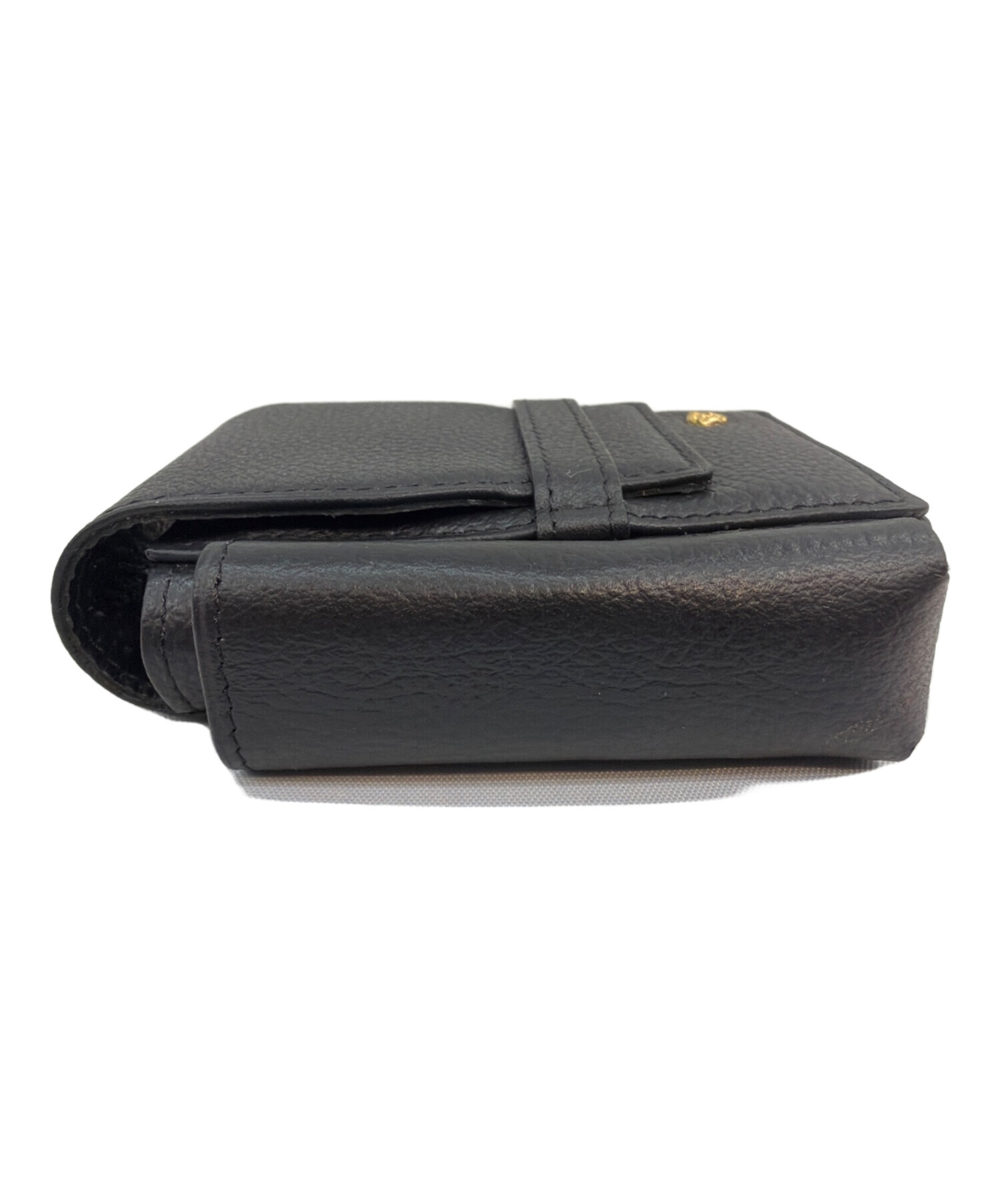 GIANNI VERSACE メデューサ レザー シガレットケース Y2K　黒 中古・古着通販】GIANNI VERSACE (ジャンニ・ヴェルサーチ) シガレット
