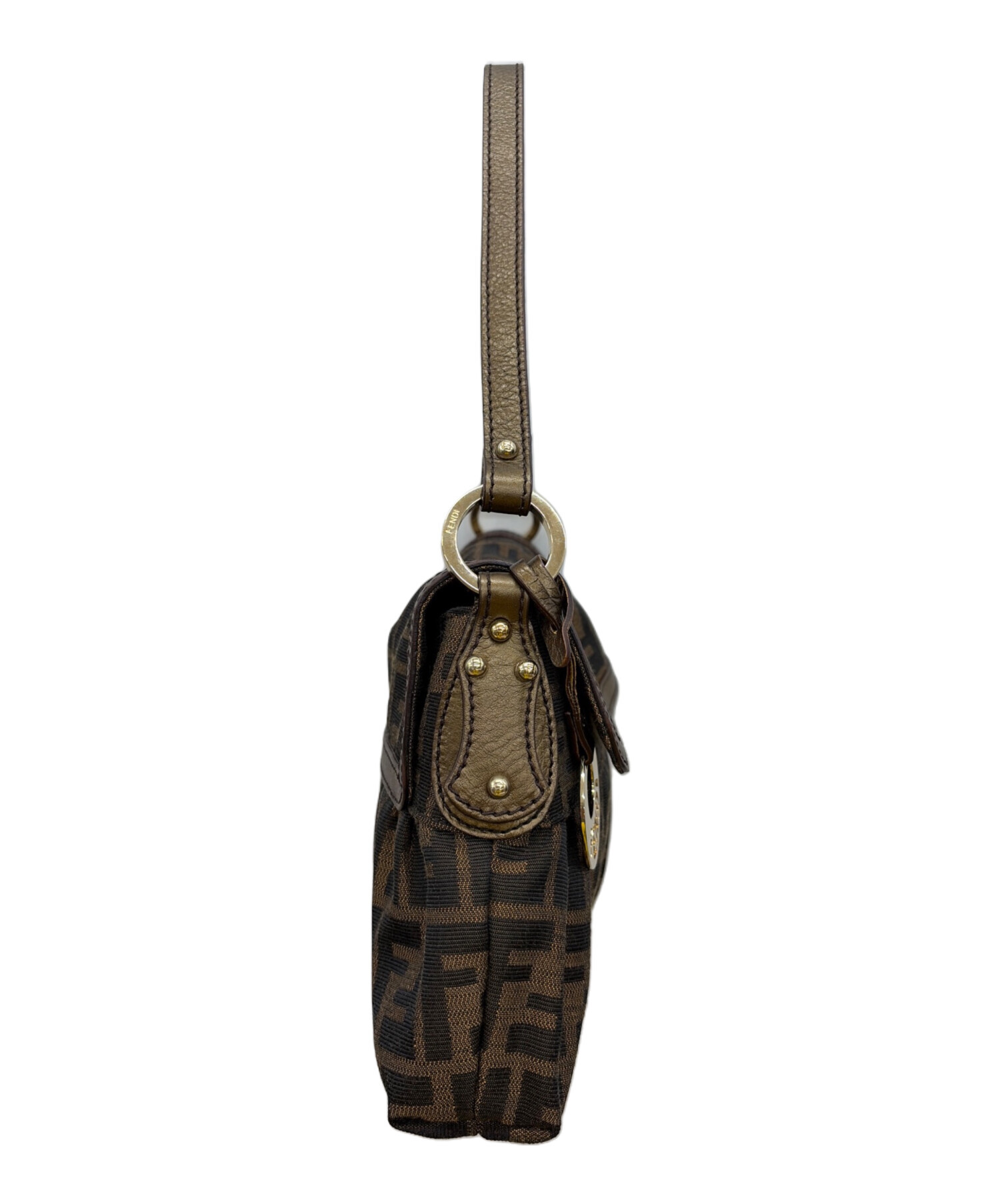 中古・古着通販】FENDI (フェンディ) ズッカ シェフバッグ ブラウン