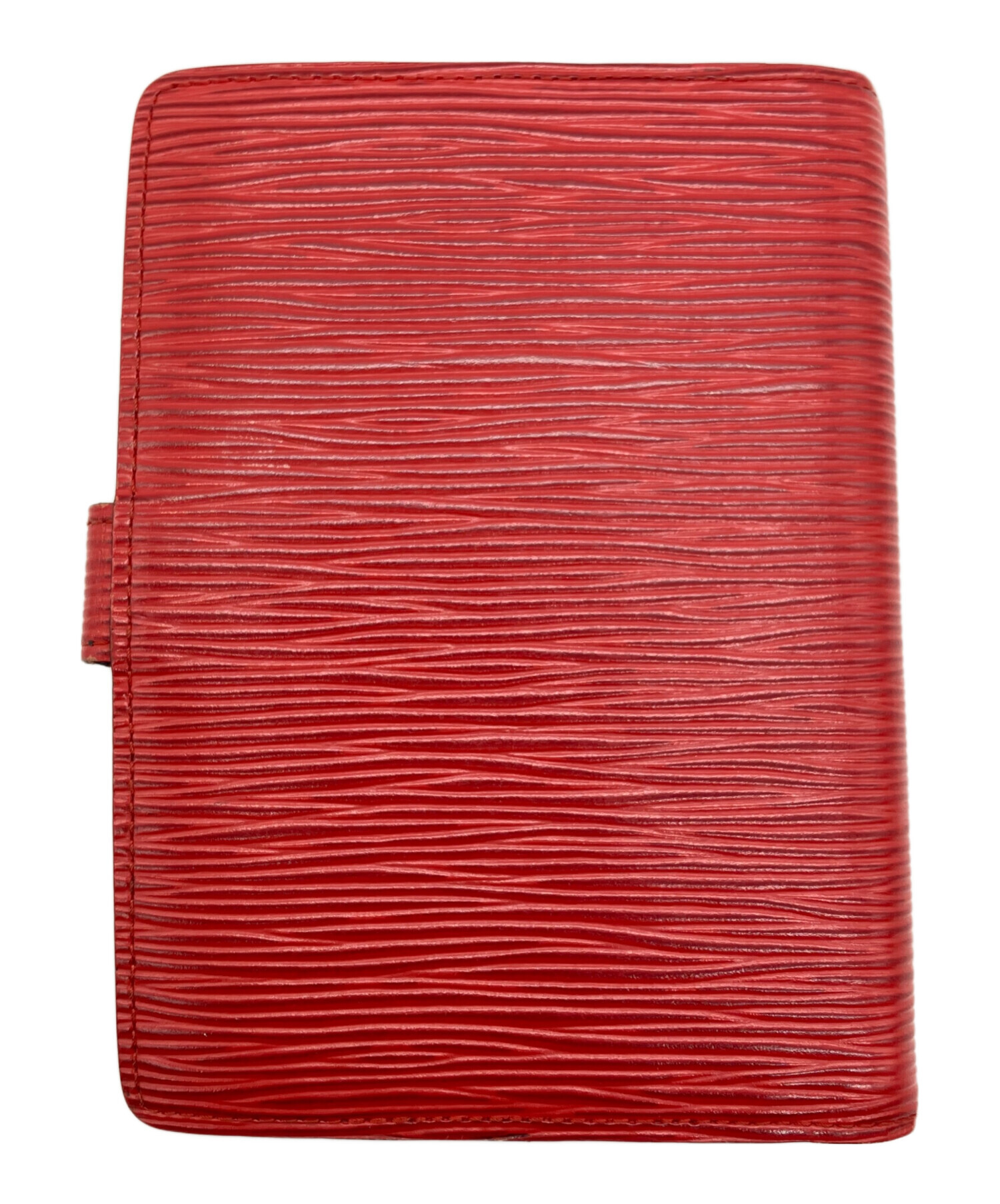 LOUIS VUITTON エピ 手帳カバー レッド 中古・古着通販】LOUIS VUITTON (ルイ ヴィトン) 手帳カバー エピ