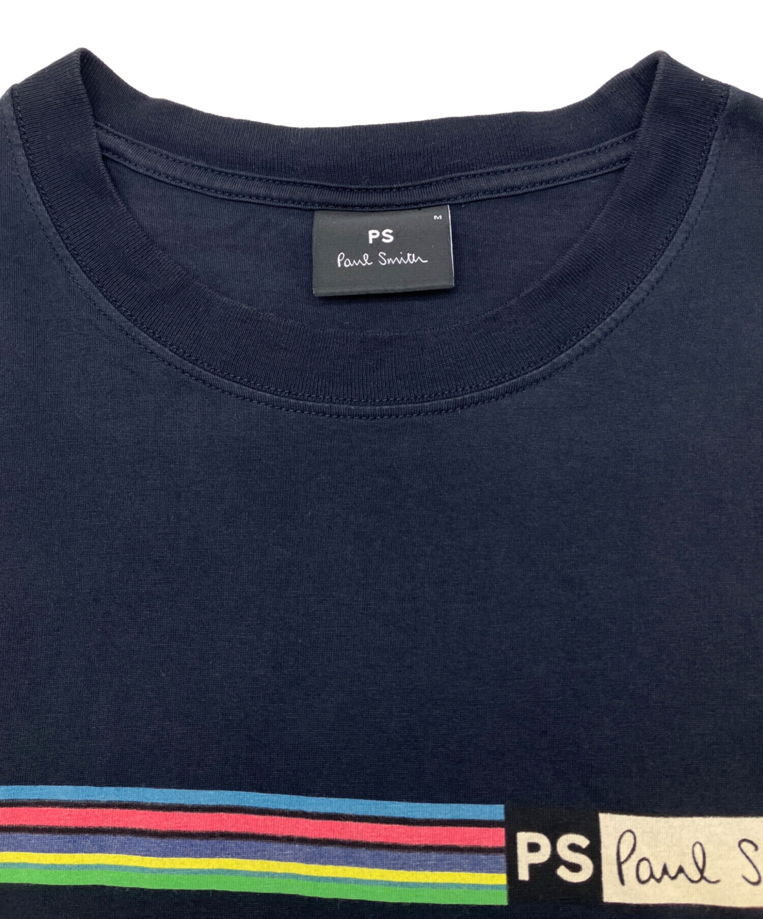 中古・古着通販】PAUL SMITH (ポールスミス) Tシャツ ブラック サイズ