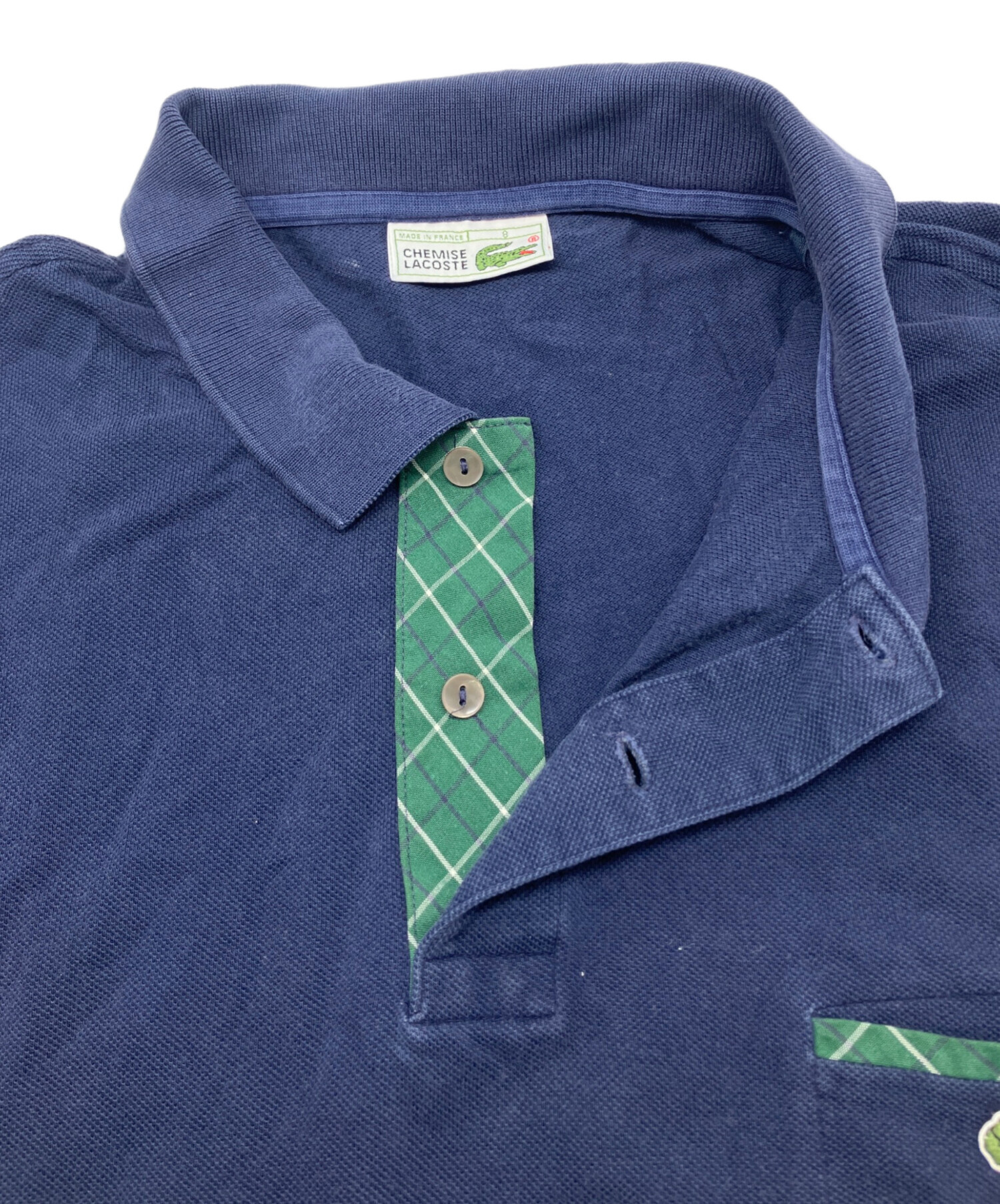 中古・古着通販】LACOSTE (ラコステ) 80sポロシャツ ネイビー サイズ:8