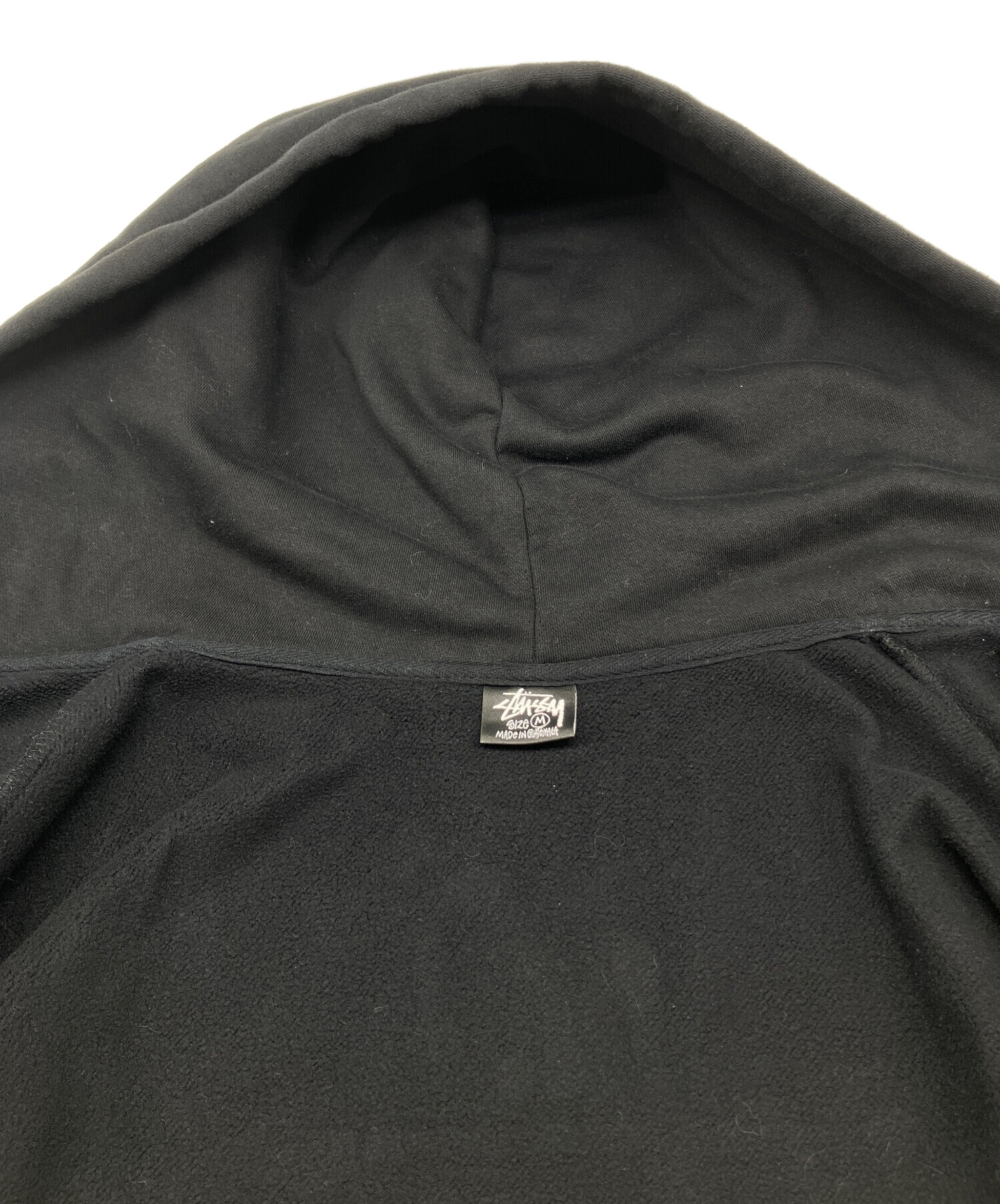 中古・古着通販】stussy (ステューシー) ジップパーカー ブラック