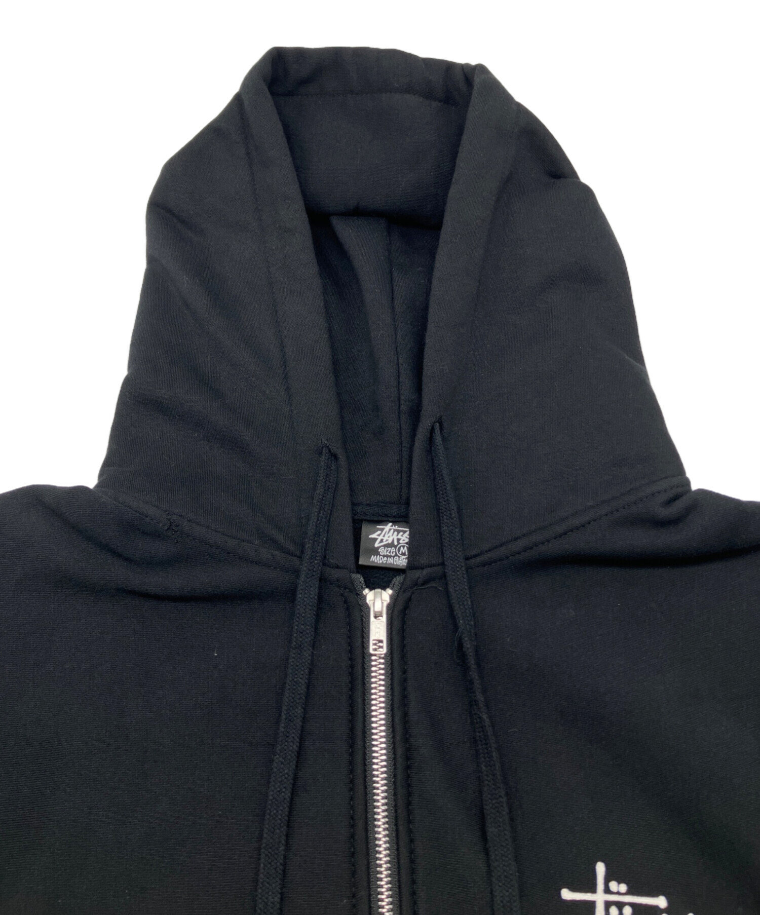 中古・古着通販】stussy (ステューシー) ジップパーカー ブラック