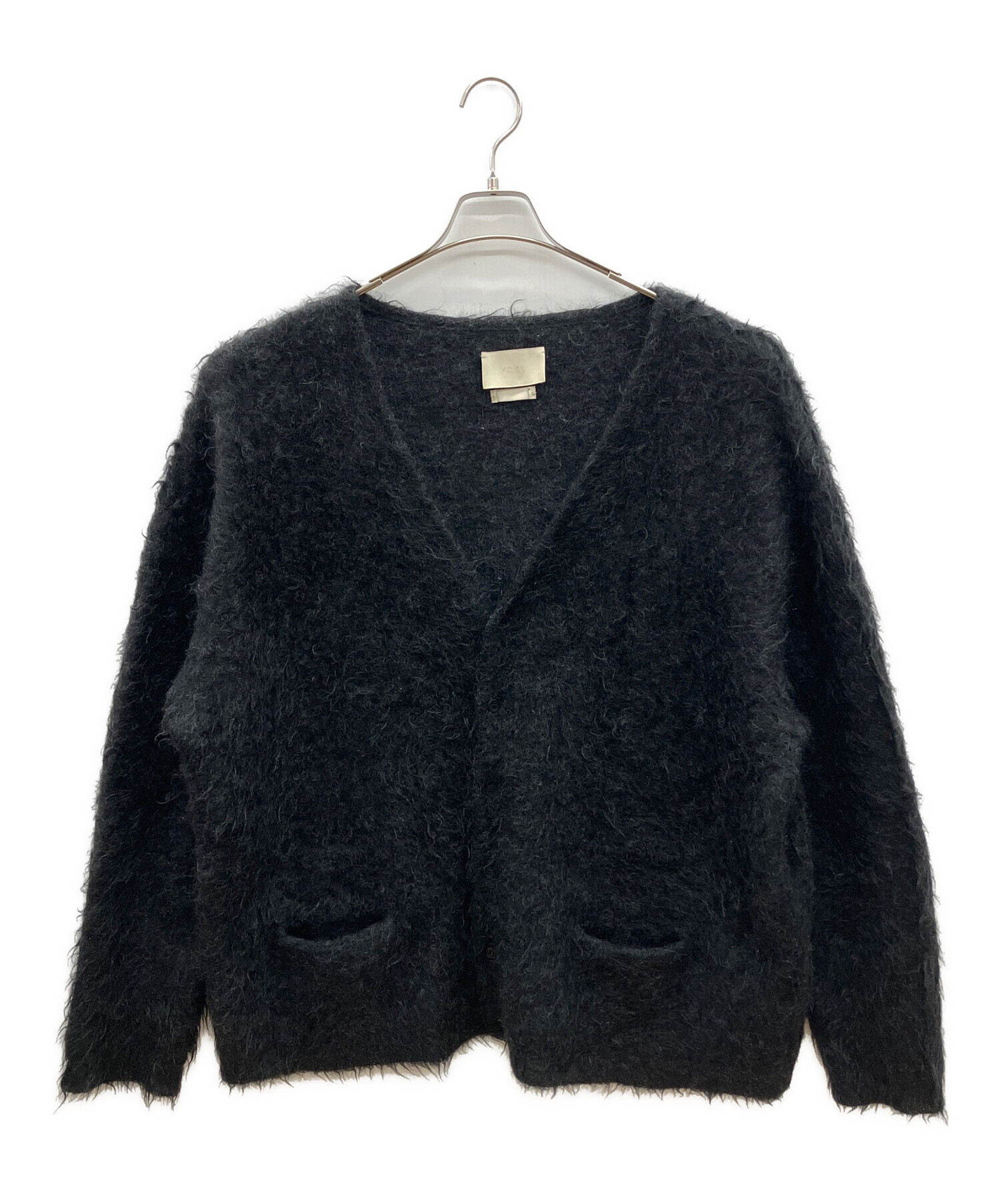 中古・古着通販】YOKE (ヨーク) 厚手カーディガン ブラック サイズ:3