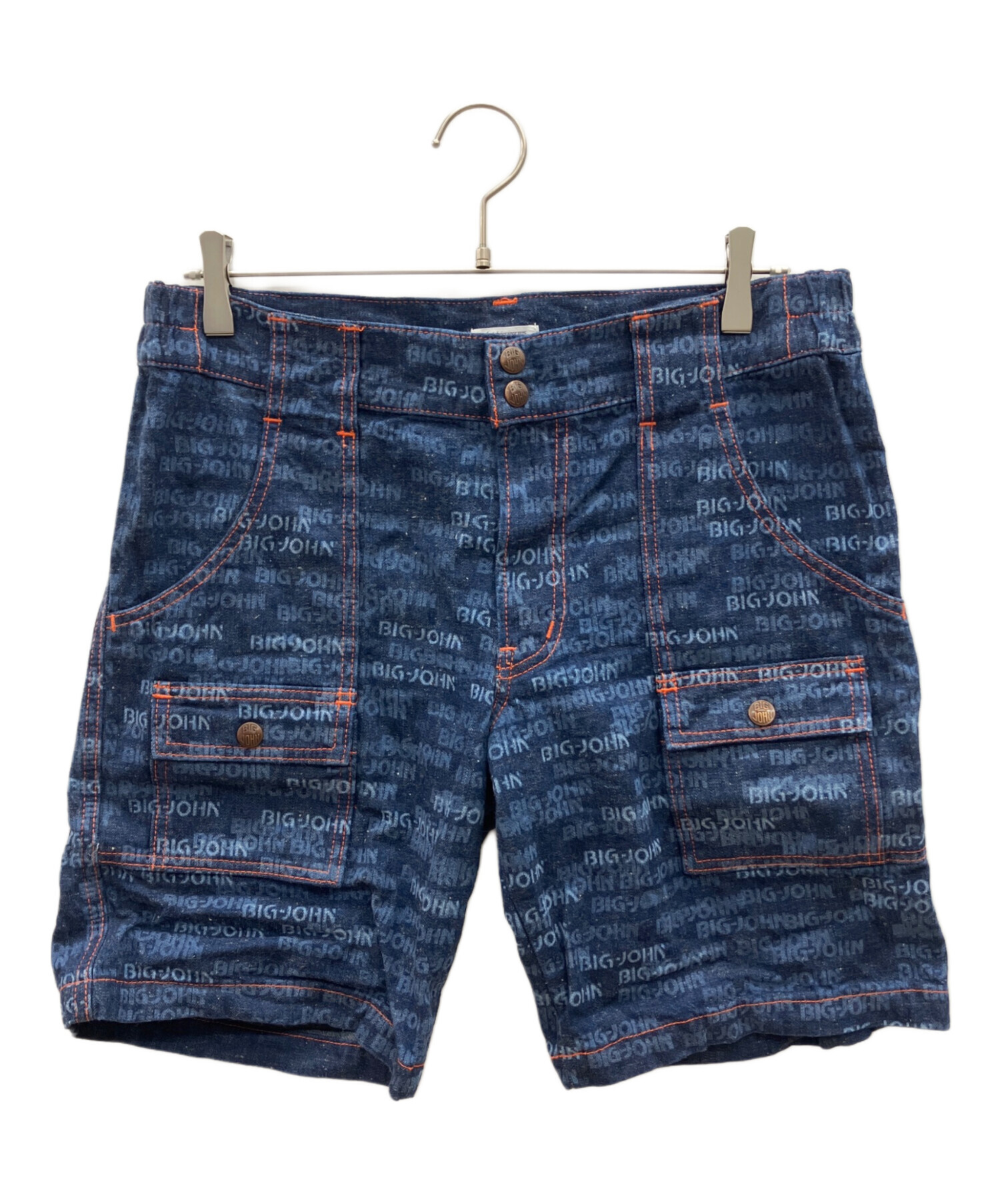 中古・古着通販】BIG JOHN (ビッグジョン) デニムハーフパンツ WORLD 