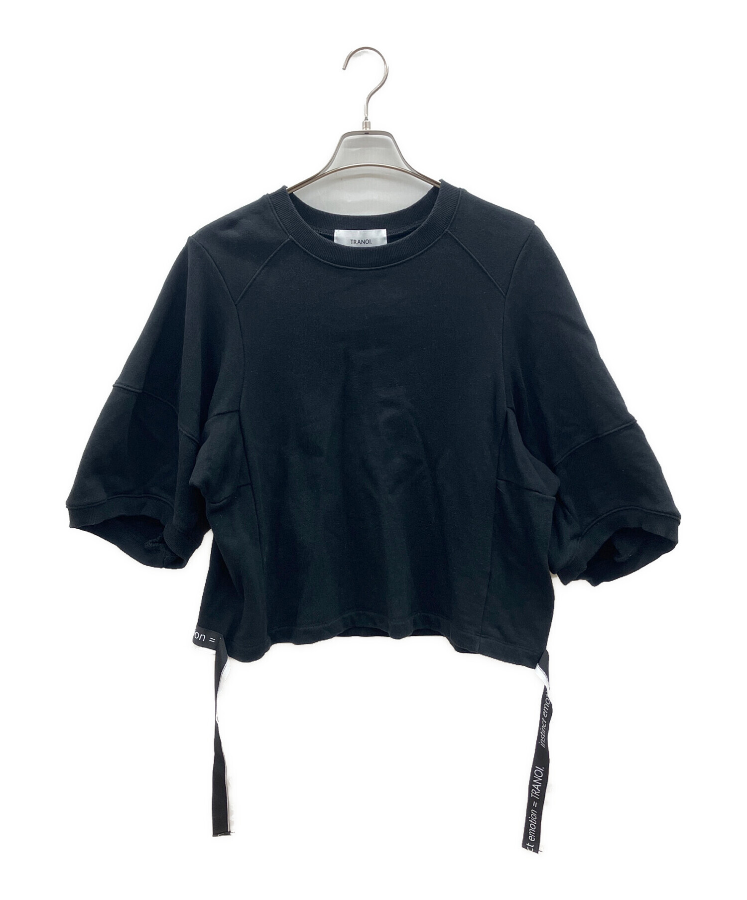 中古・古着通販】tranoi. (トラノイ) COCOON TOPS ブラック サイズ:1
