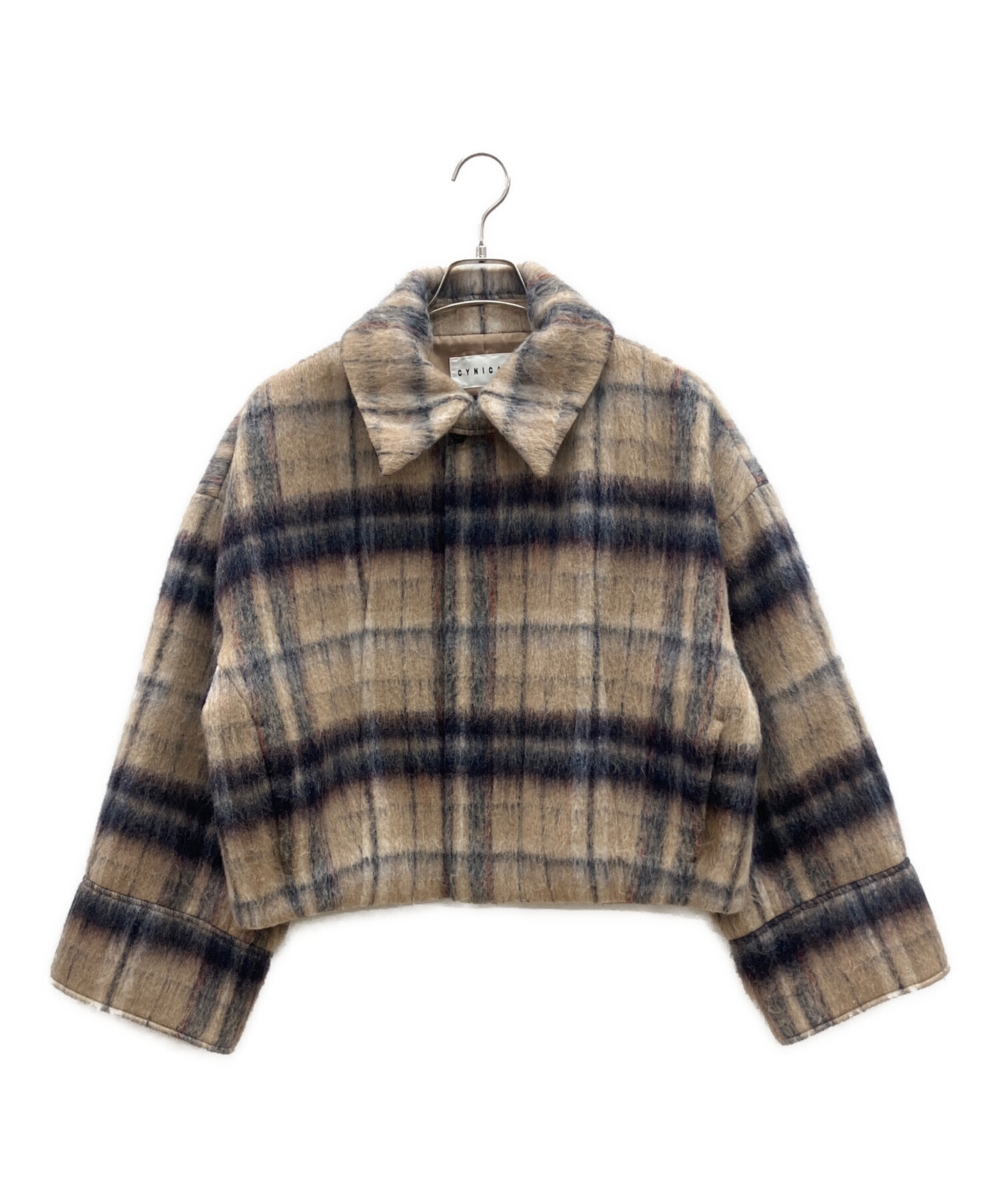 中古・古着通販】Cynical (シニカル) ジャギーチェックショート 