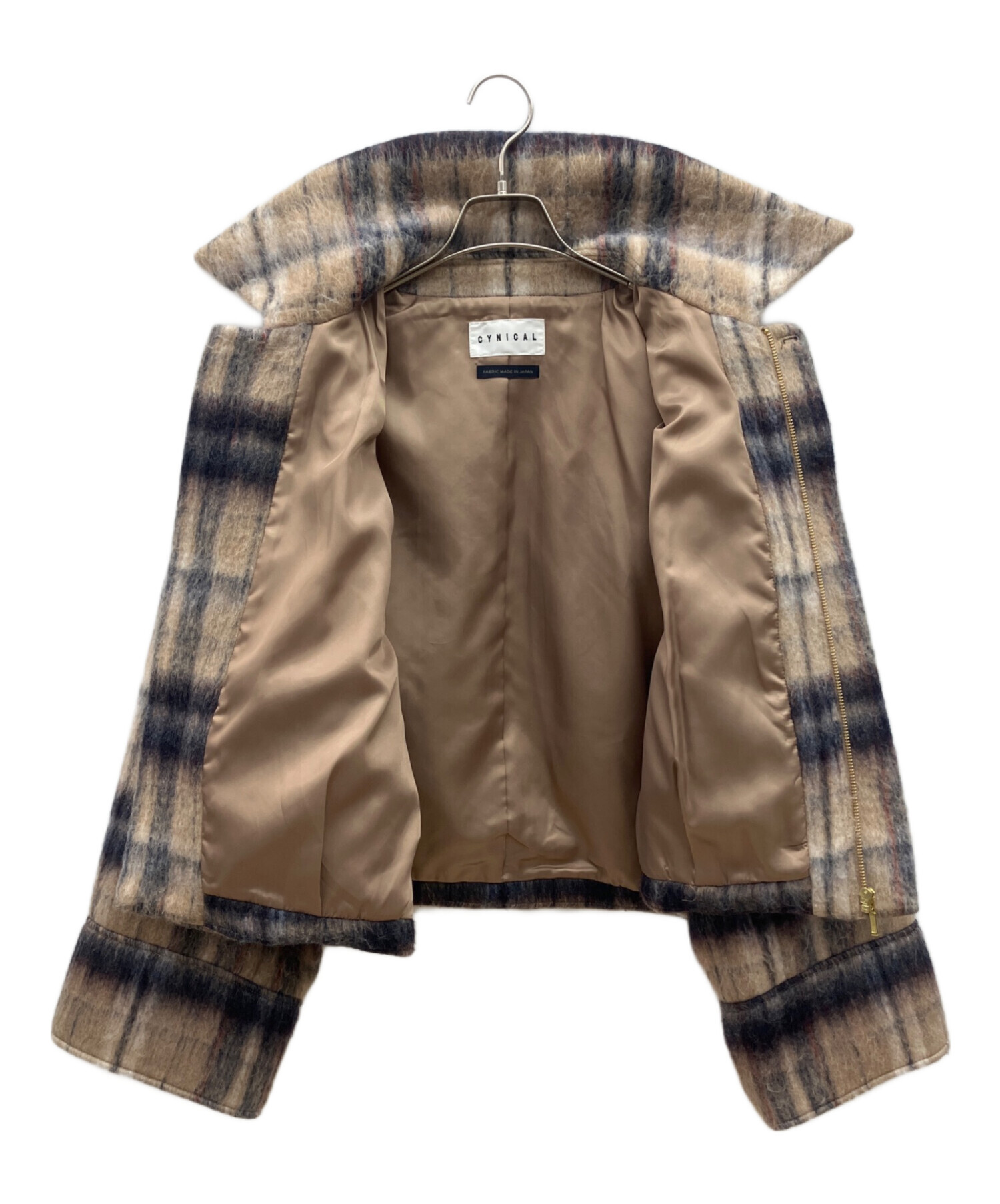 中古・古着通販】Cynical (シニカル) ジャギーチェックショート 