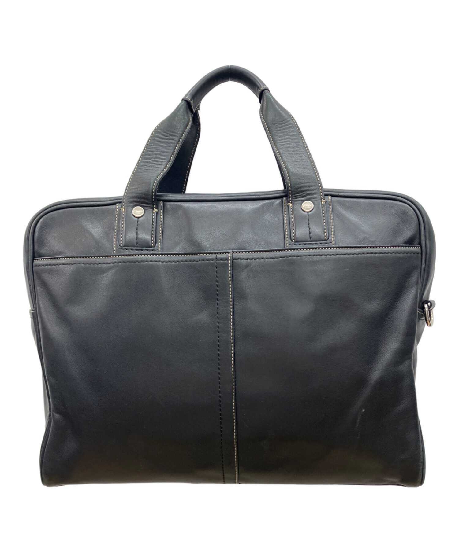 中古・古着通販】COACH (コーチ) オールレザー ビジネスバッグ