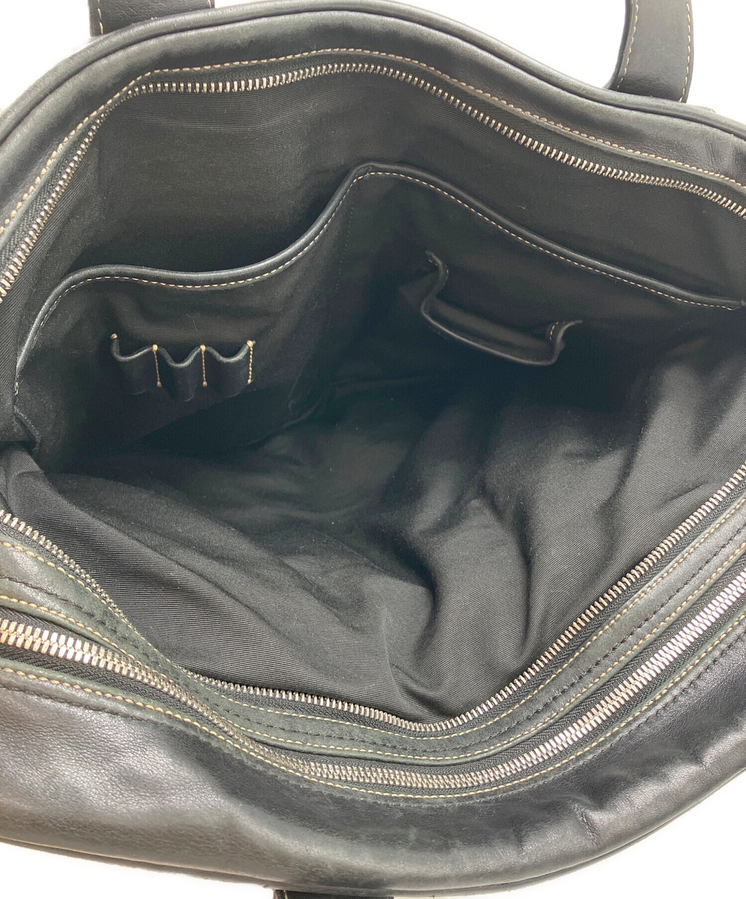 中古・古着通販】COACH (コーチ) オールレザー ビジネスバッグ