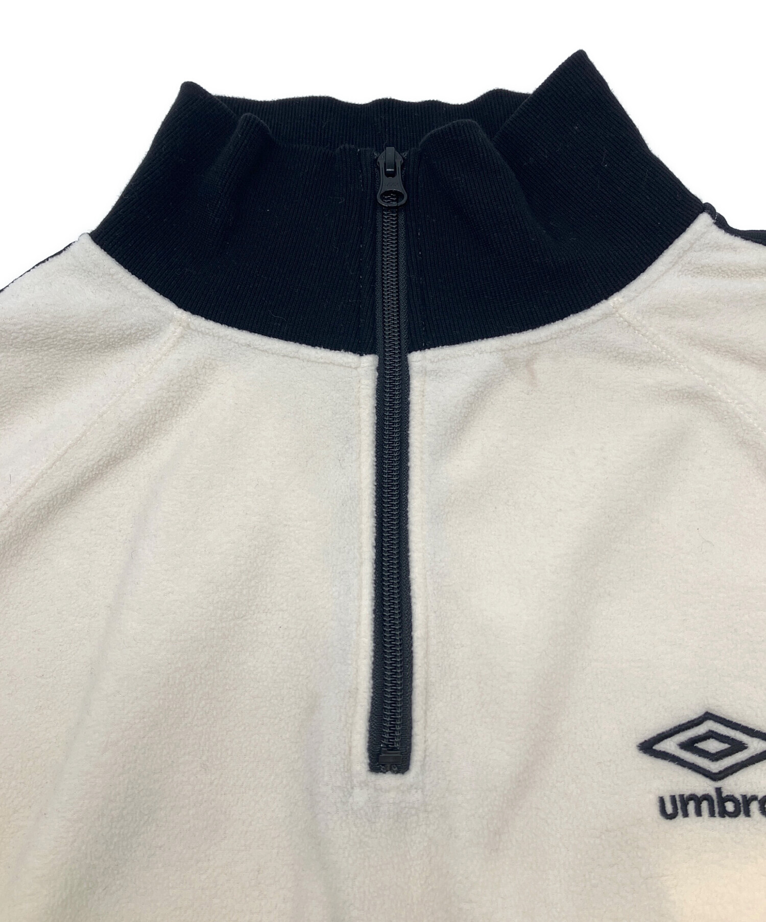 中古・古着通販】UMBRO (アンブロ) ハーフジップスウェット ホワイト
