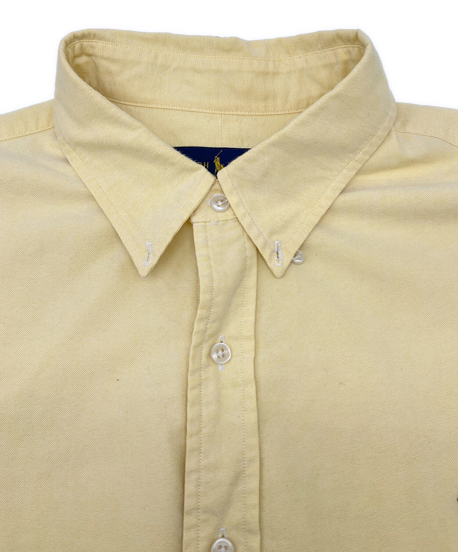 中古・古着通販】RALPH LAUREN (ラルフローレン) 長袖シャツ イエロー