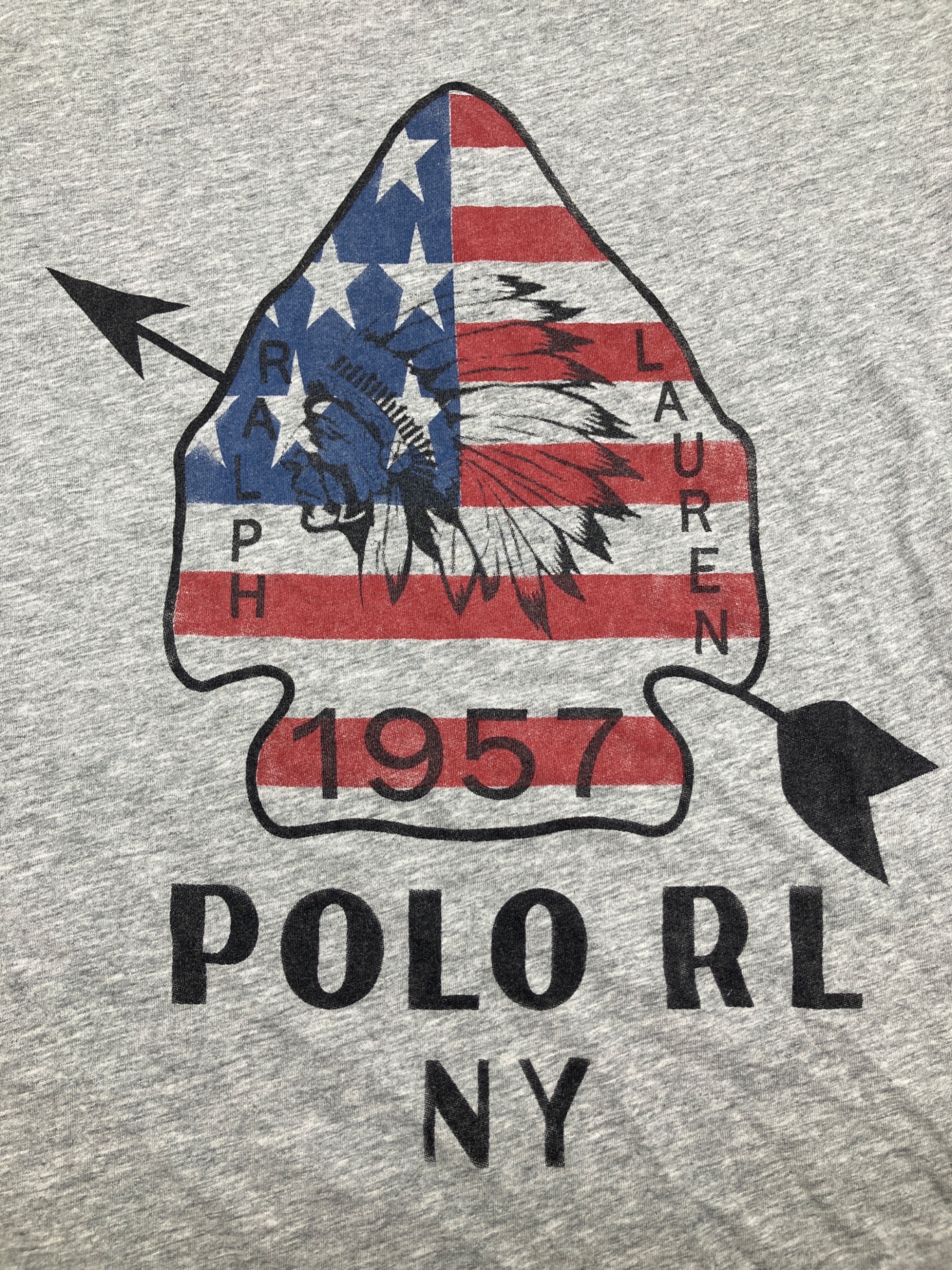 yyyさま専用 RRL イーグルロゴグラフィックダブルアールエルチャコールグレー 中古・古着通販】RRL (ダブルアールエル) Tシャツ グレー サイズ:S
