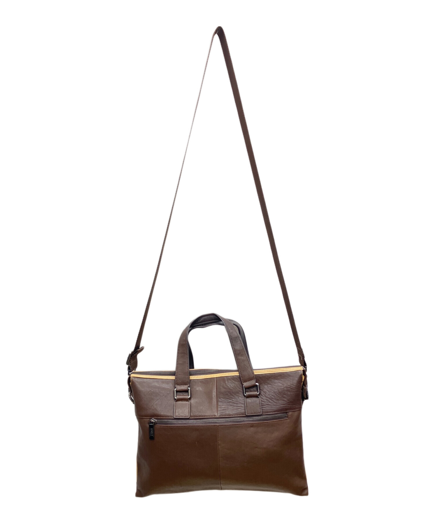 ジョルジオ・アルマーニ　ショルダーバッグ　レザー　ブラウン 中古・古着通販】GIORGIO ARMANI (ジョルジオアルマーニ) 2WAY