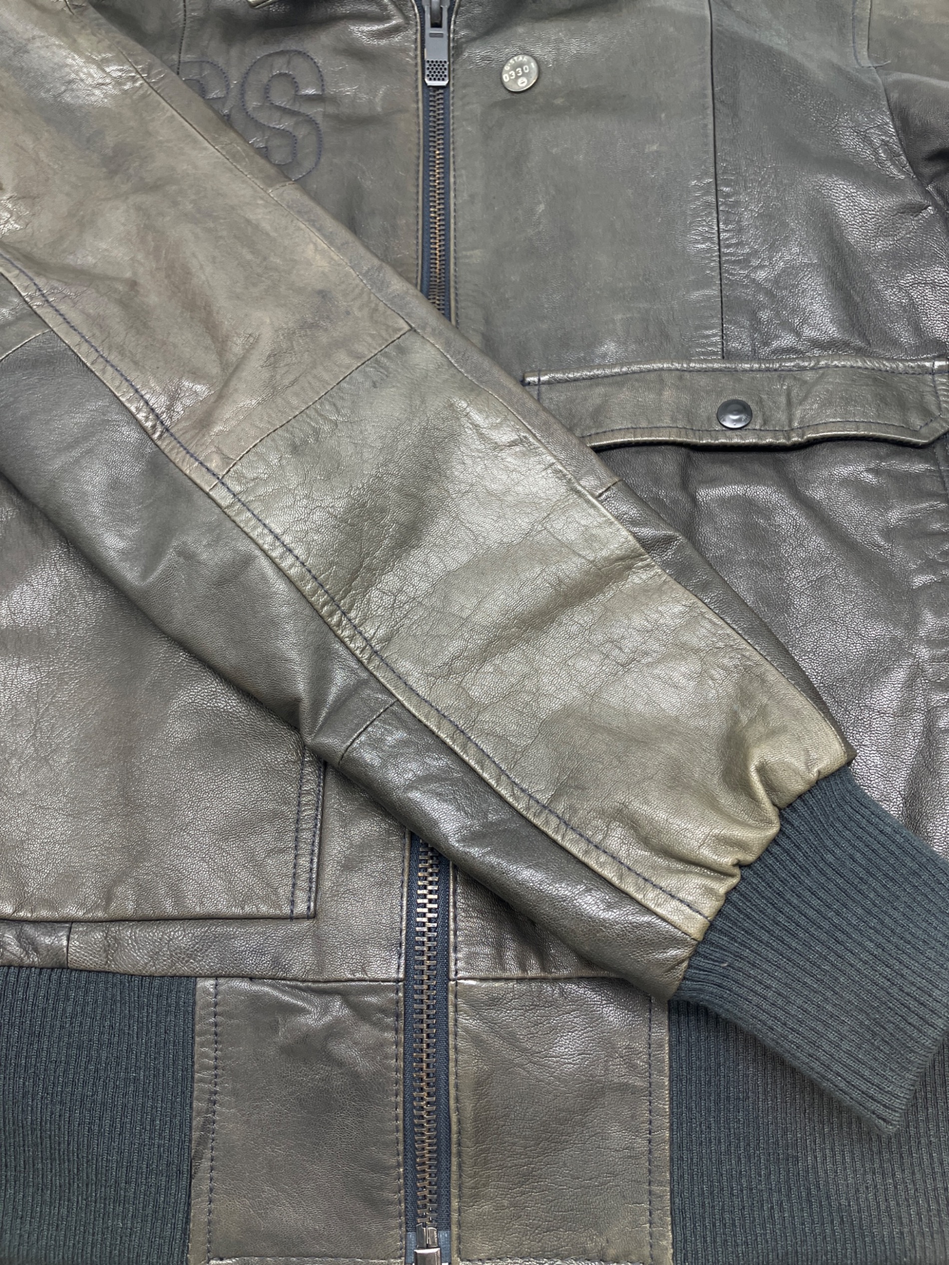 中古・古着通販】G-STAR RAW (ジースターロゥ) レザージャケット