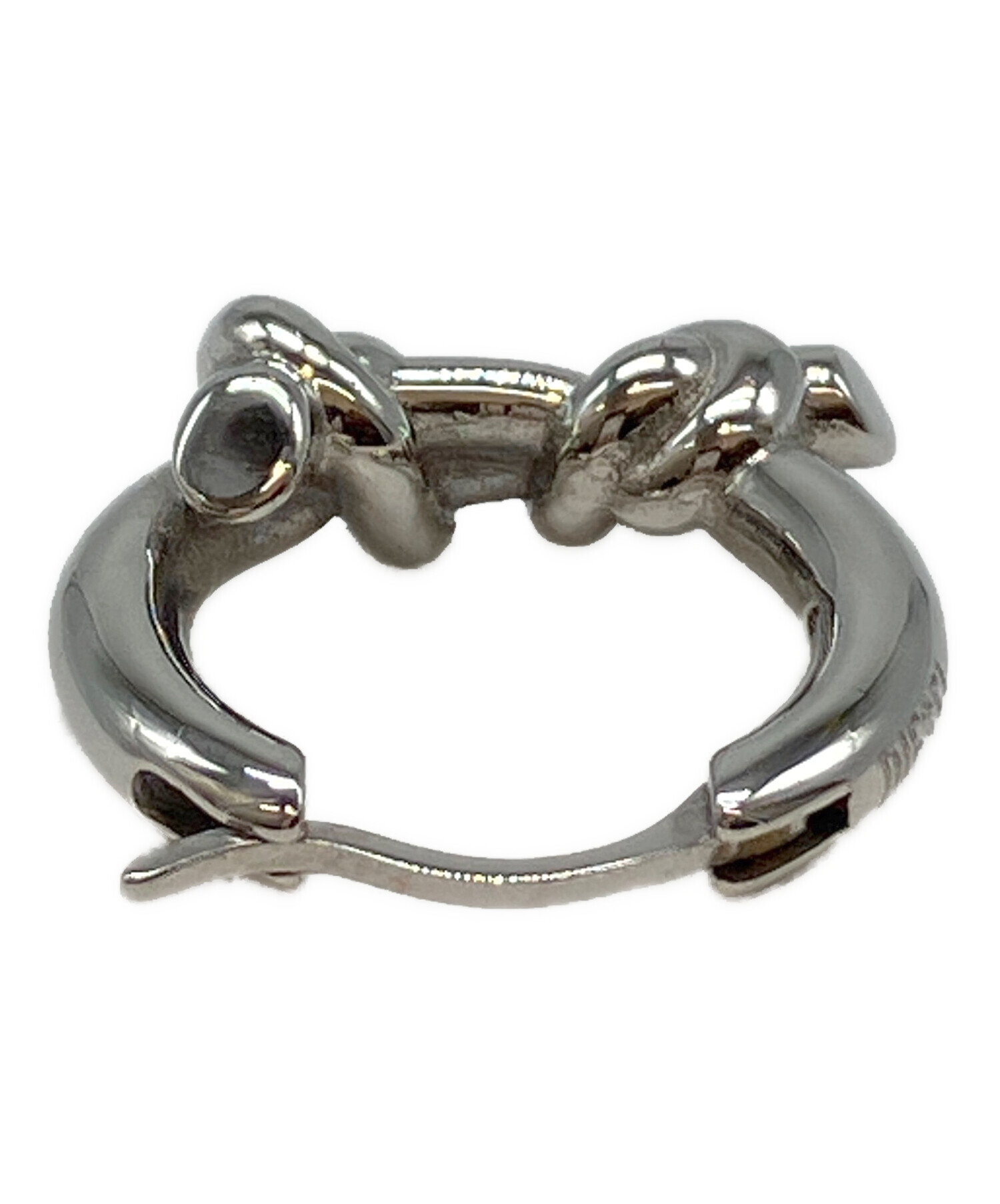 中古・古着通販】DIESEL (ディーゼル) フープピアス シルバーカラー