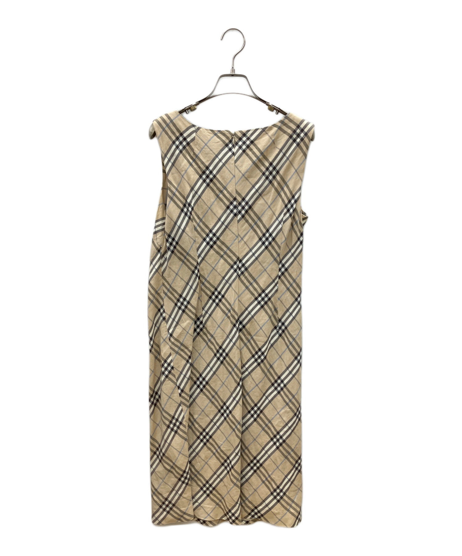 BURBERRY　バーバリー　シアーキャミソールワンピース 裏地付き y2k 中古・古着通販】BURBERRY LONDON (バーバリーロンドン) ノースリーブ