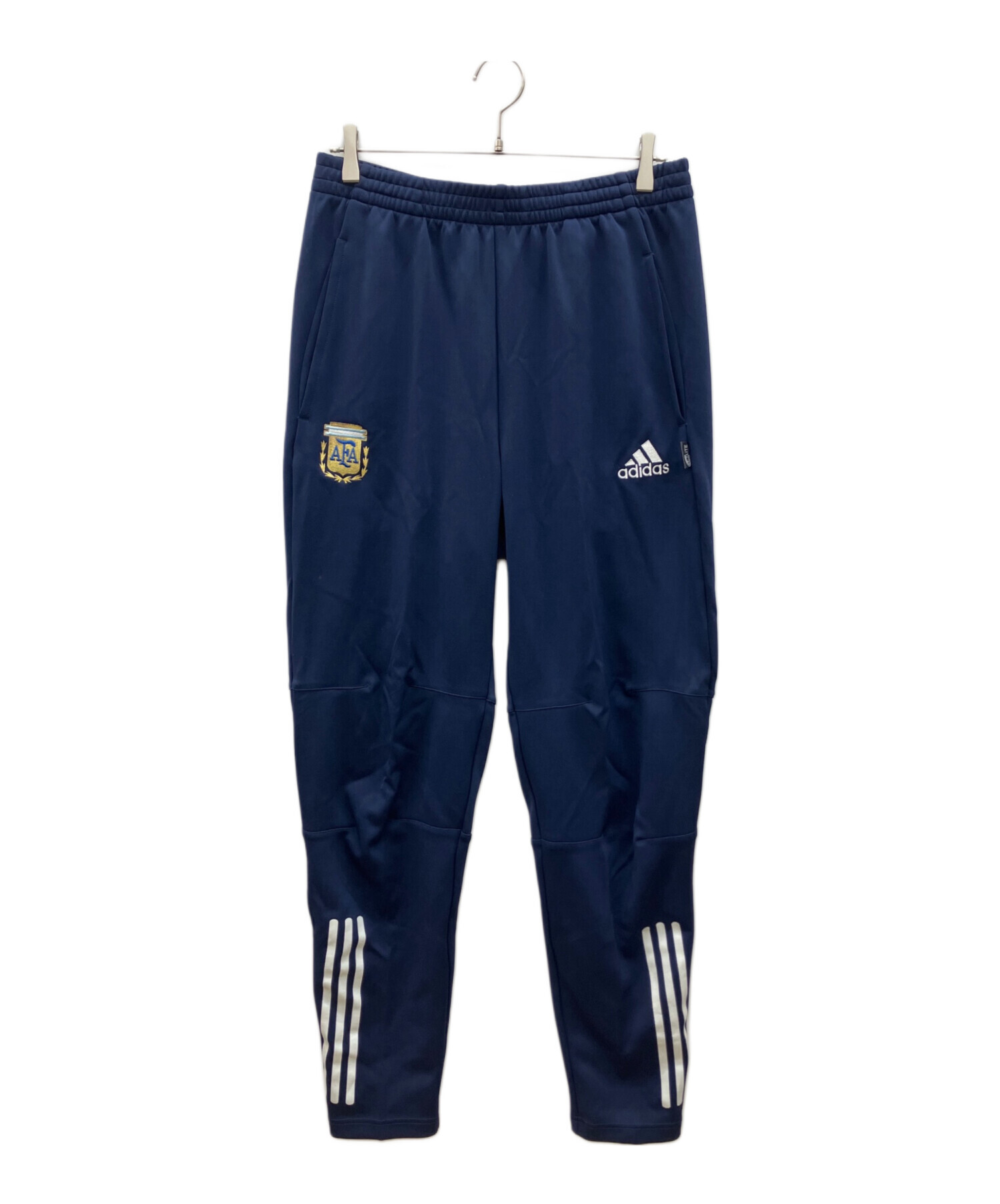 00s  ワイド トラックパンツ ロゴ刺繍 ネイビー O 中古・古着通販】adidas (アディダス) 00sトラックパンツ サッカー
