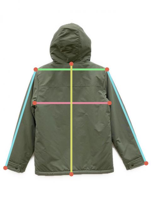 K　パタゴニア 裏ボア ミリタリージャケット 中古・古着通販】Patagonia (パタゴニア) 裏ボアジャケット グリーン