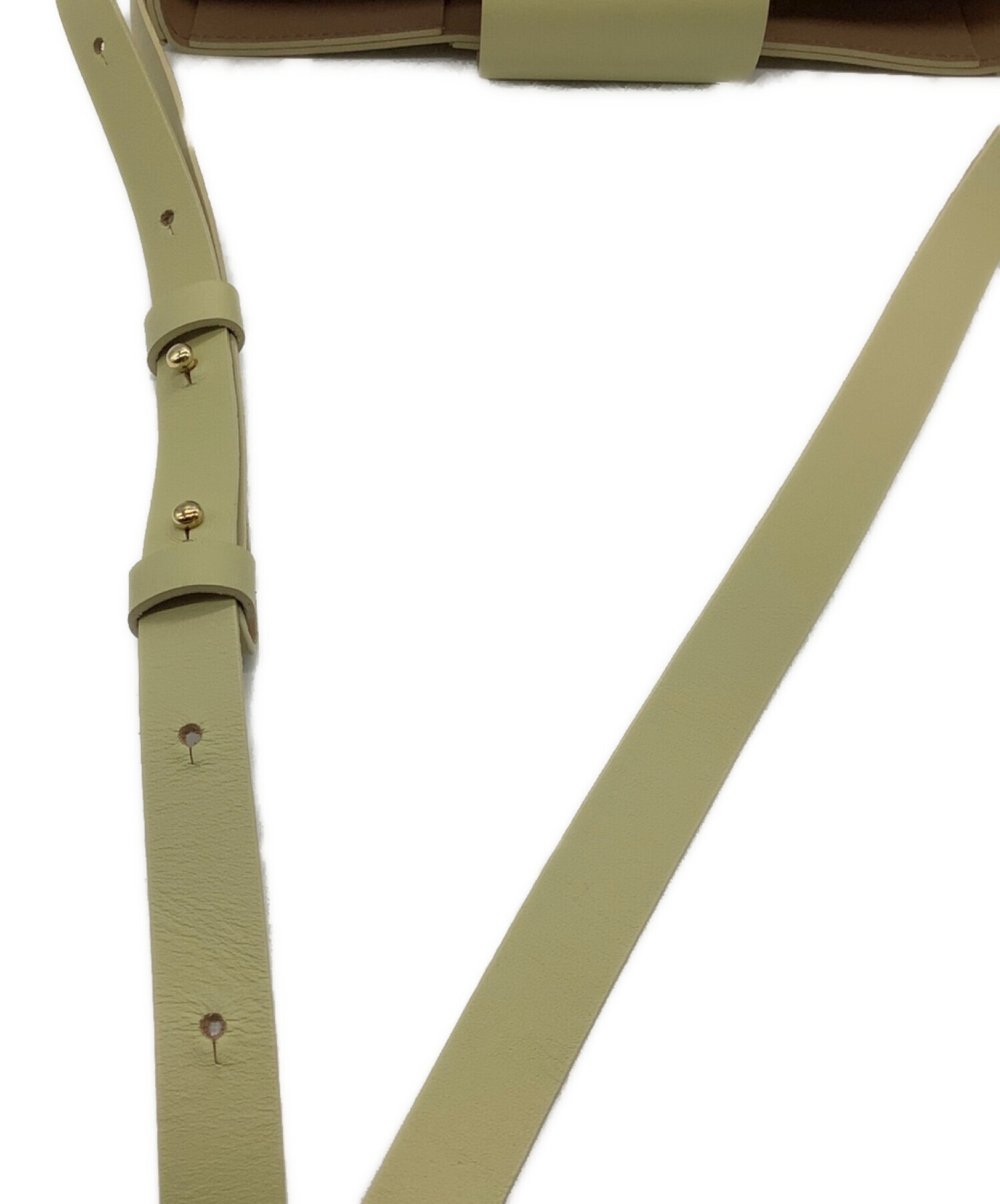 MARY AL TERNA　メアリオルターナ HUG ショルダーバッグ　グリーン 中古・古着通販】MARY AL TERNA (メアリオルターナ) HUGショルダー
