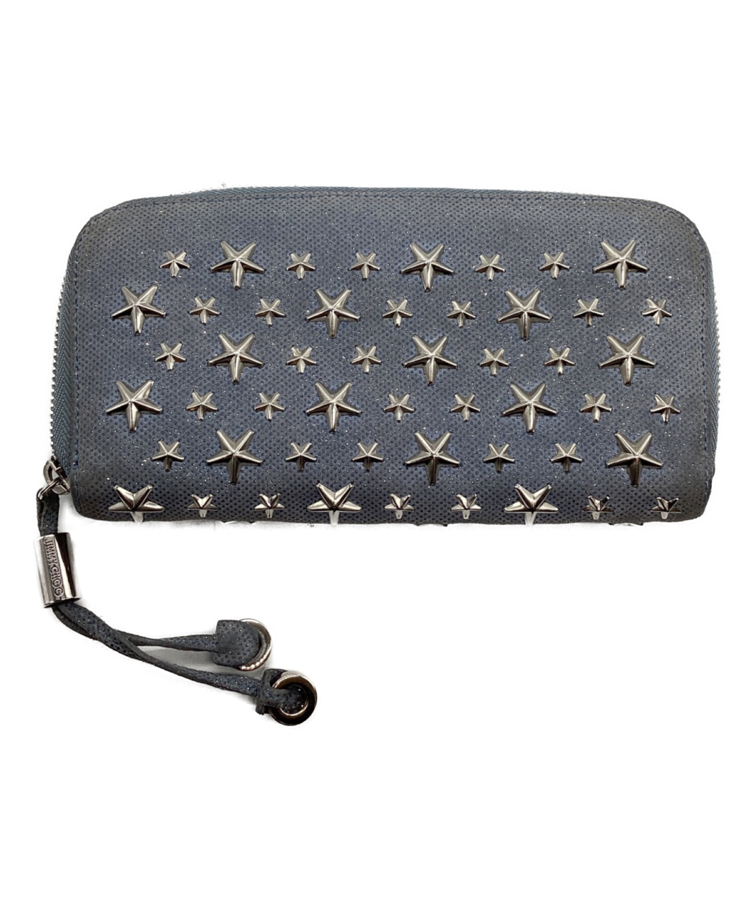 JIMMY CHOO ジミーチュー 財布・ケース レディース 【古着】【中古】 中古・古着通販】JIMMY CHOO (ジミーチュウ) 長財布 ブルー｜ブランド