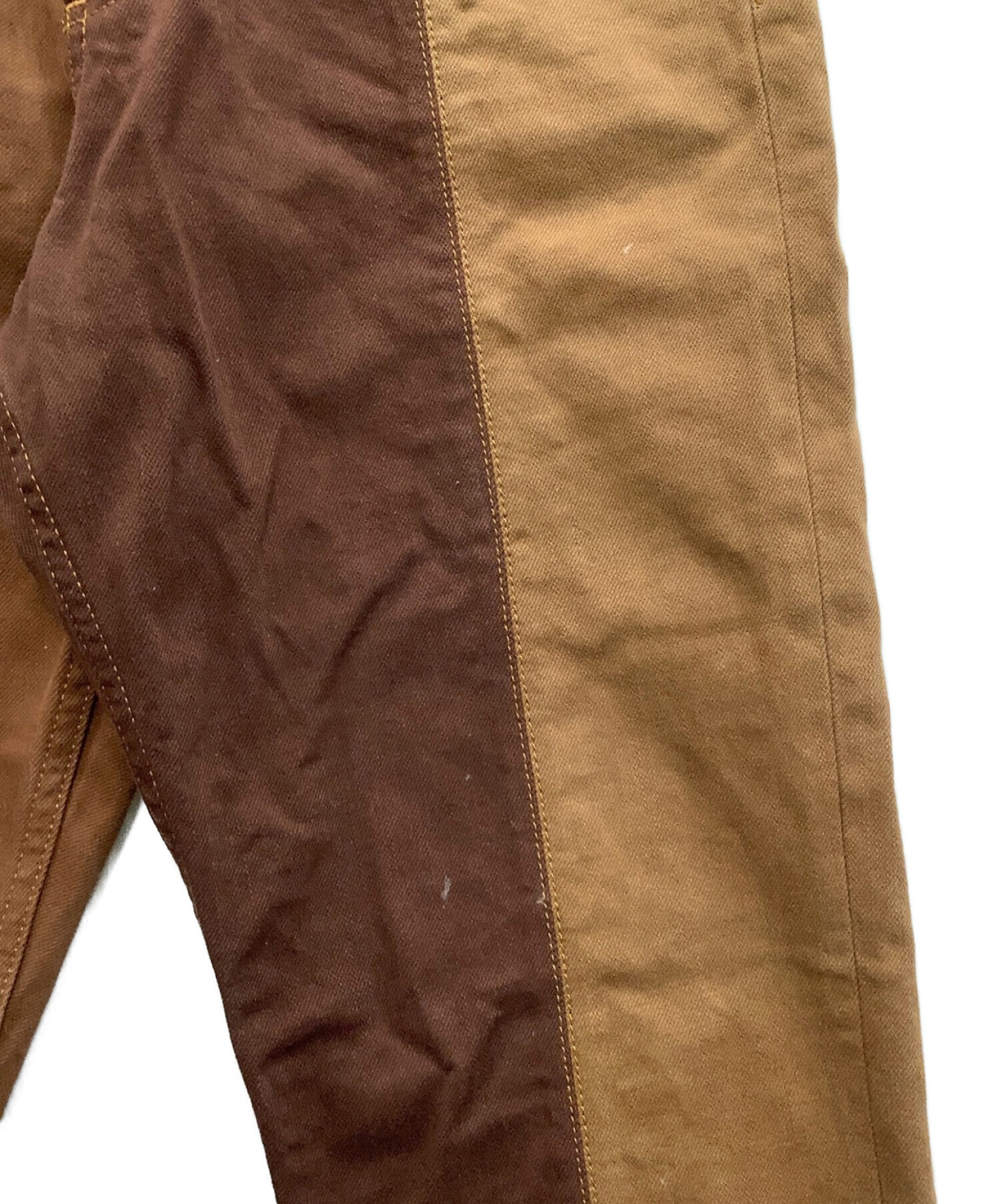 中古・古着通販】Y. PROJECT (ワイプロジェクト) バイカラーストレート  