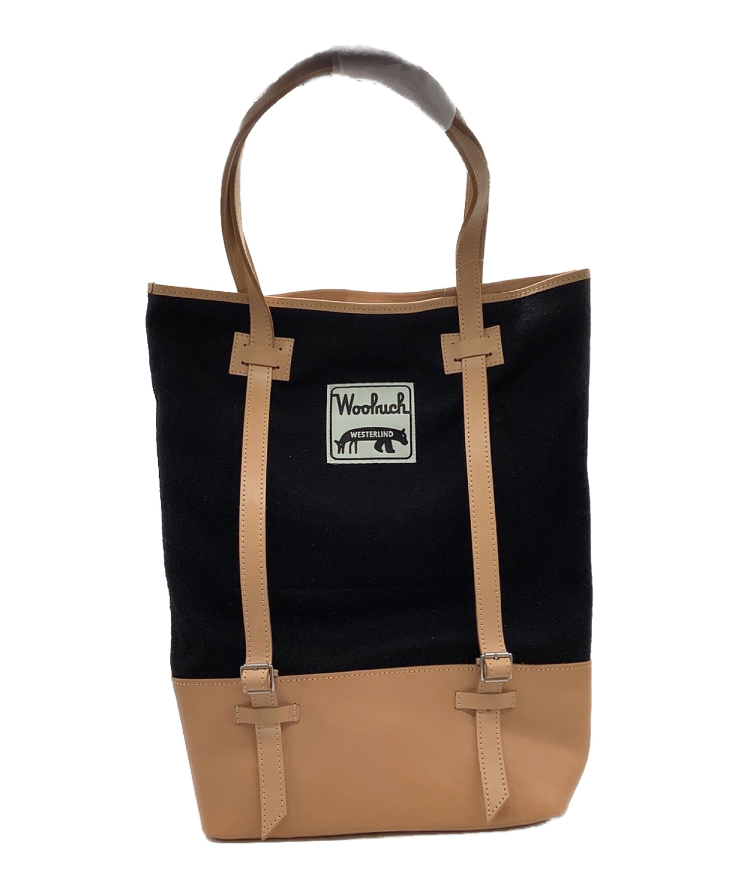 未使用 WOOLRICH ウールリッチ イタリア製 2室 トートバッグ 未使用