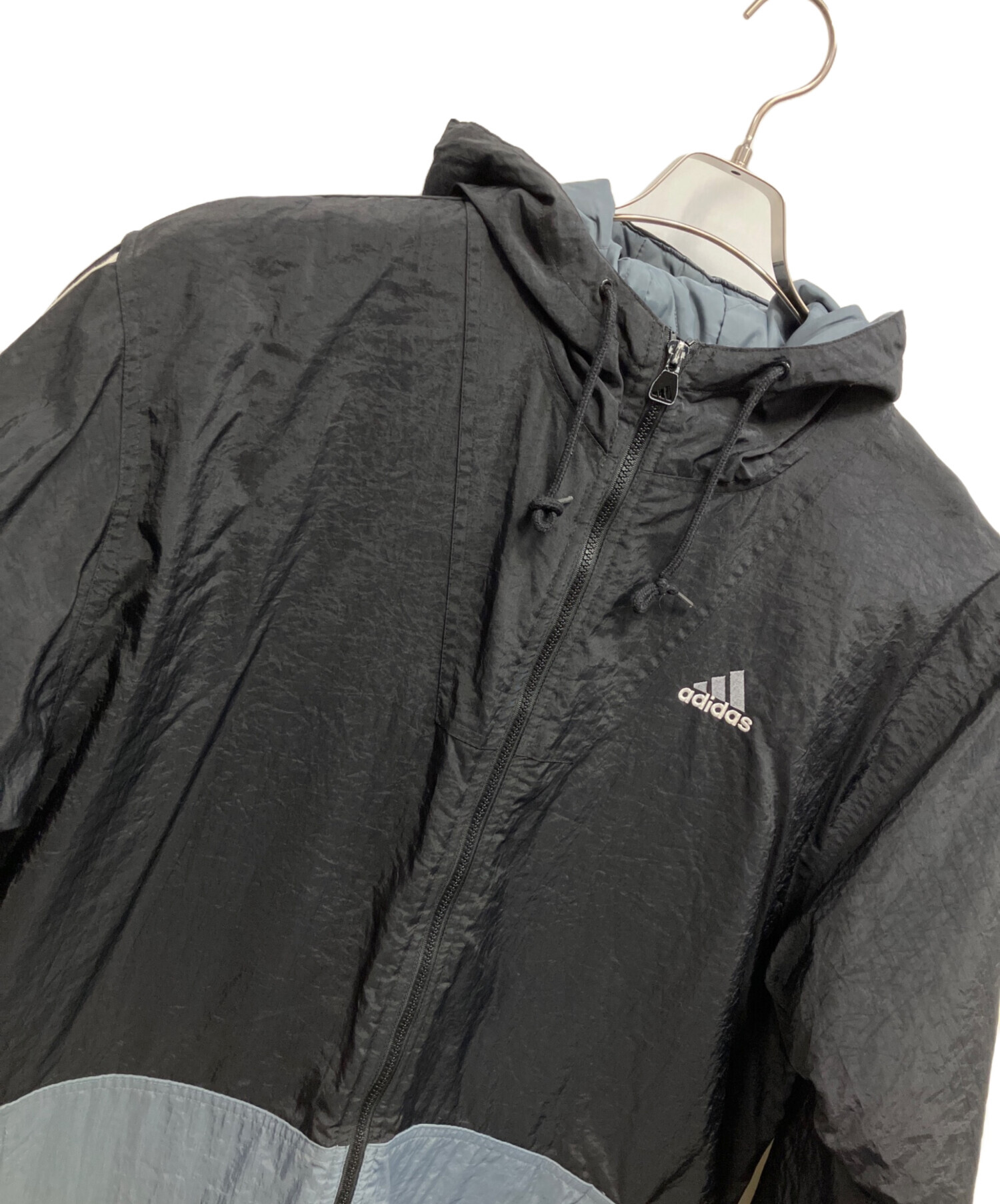 中古・古着通販】adidas (アディダス) ナイロンジャケット ブラック