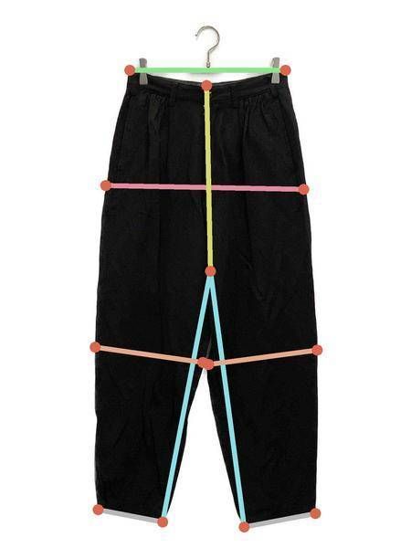 中古・古着通販】Y's for men (ワイズフォーメン) スラックス ブラック