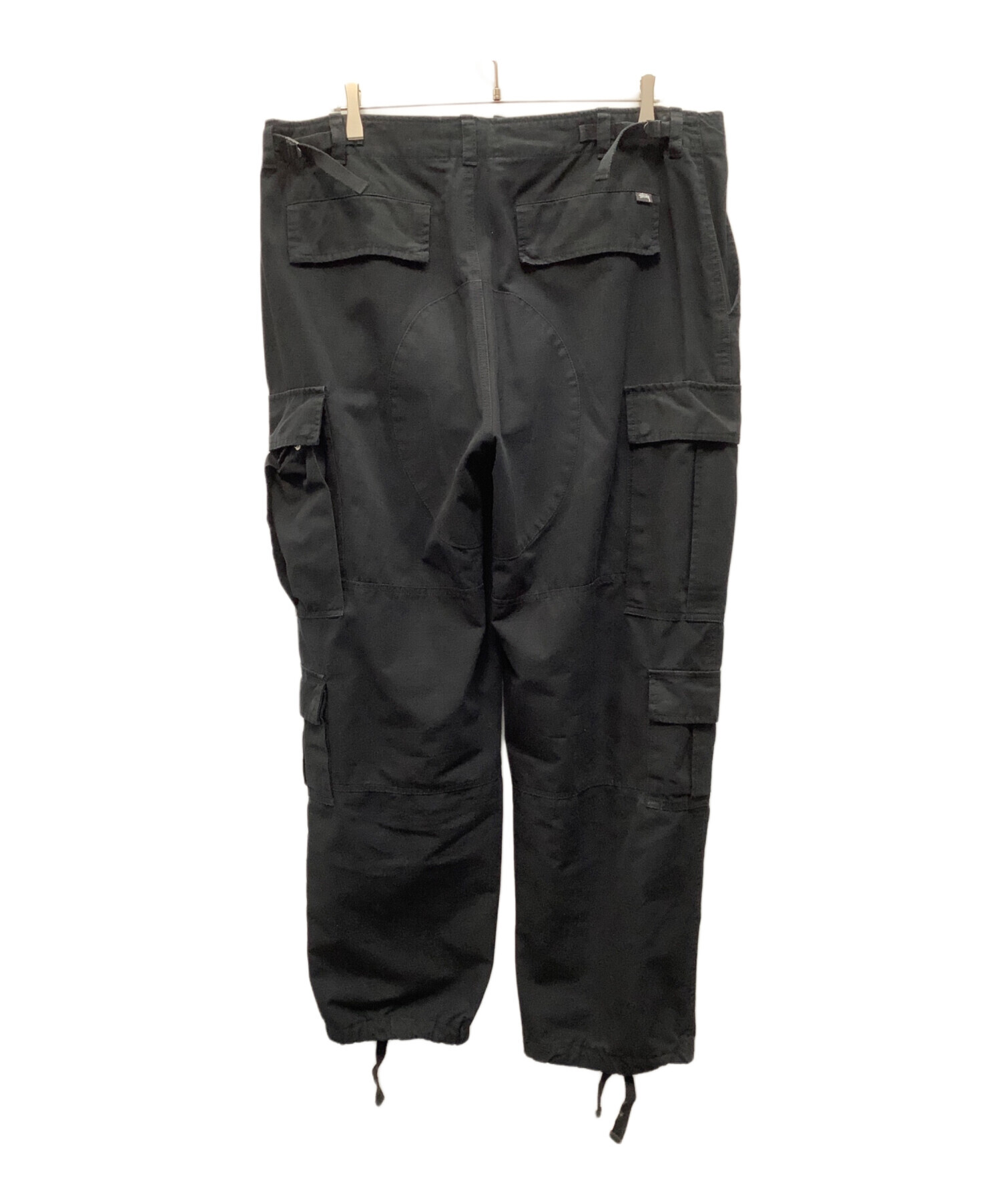 中古・古着通販】stussy (ステューシー) カーゴパンツ ブラック 中古・古着通販】stussy (ステューシー) カーゴパンツ ブラック