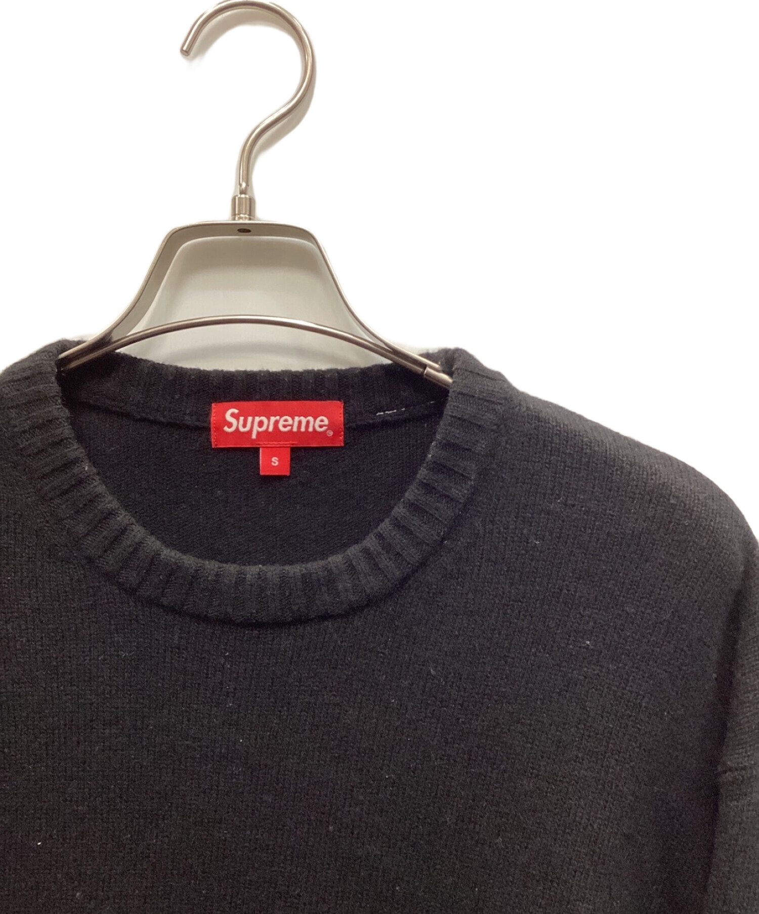 中古・古着通販】SUPREME (シュプリーム) EMBOSSED SWEATER ブラック 