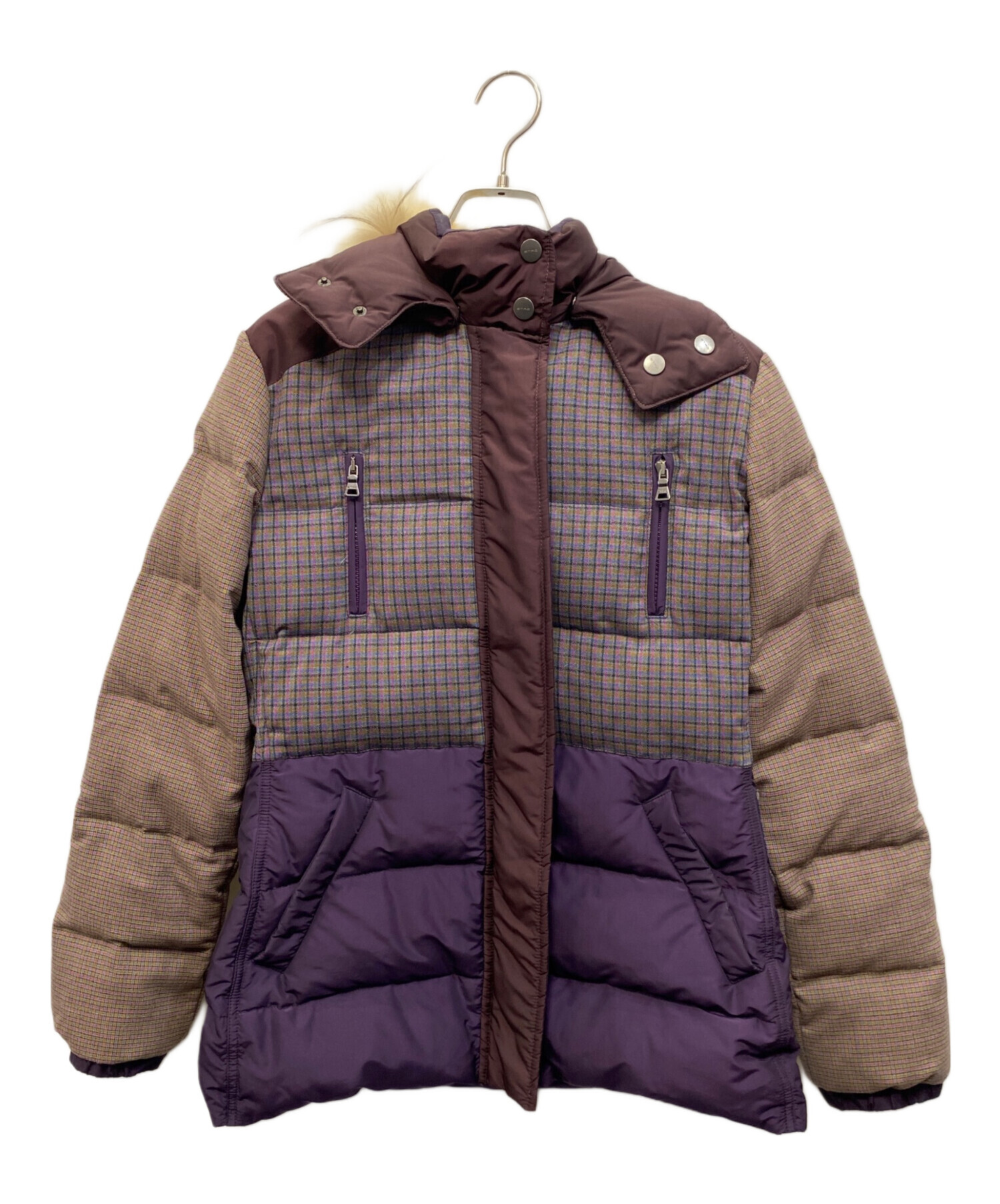 中古・古着通販】ETRO (エトロ) ダウンジャケット パープル サイズ:44 