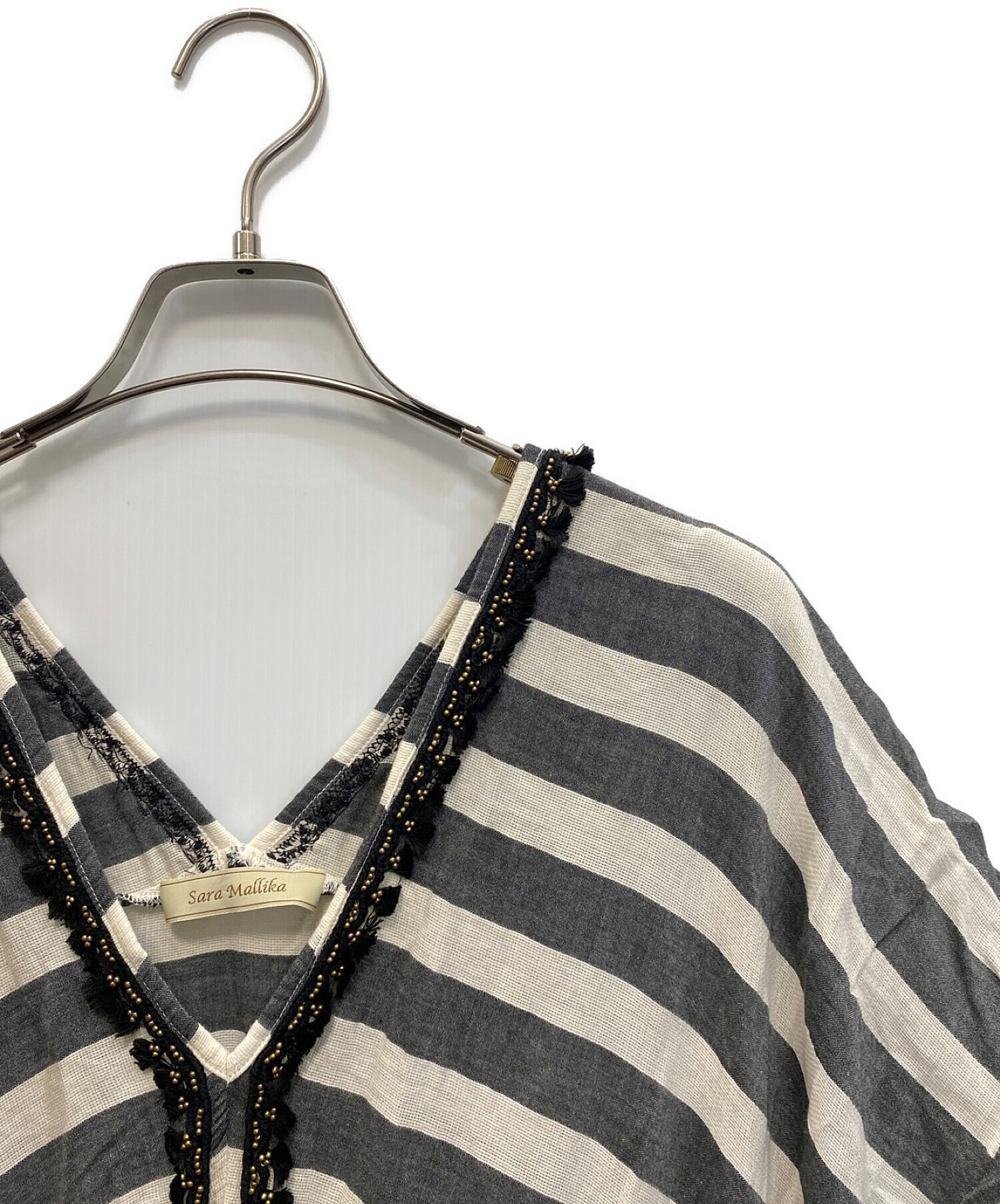 中古・古着通販】sara mallika (サラマリカ) ストライプドレス