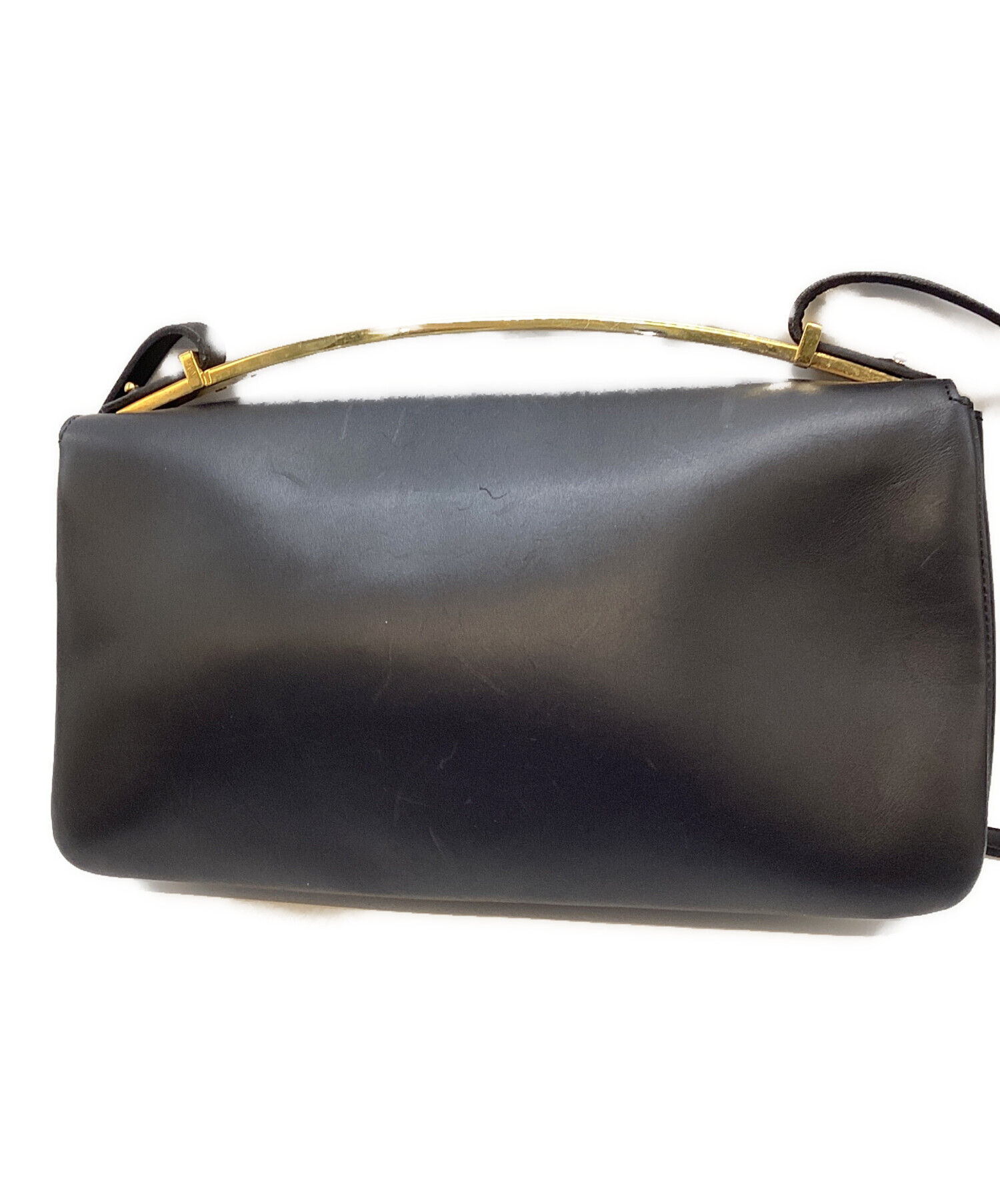 中古・古着通販】MARNI (マルニ) レザーショルダーバッグ ブラック