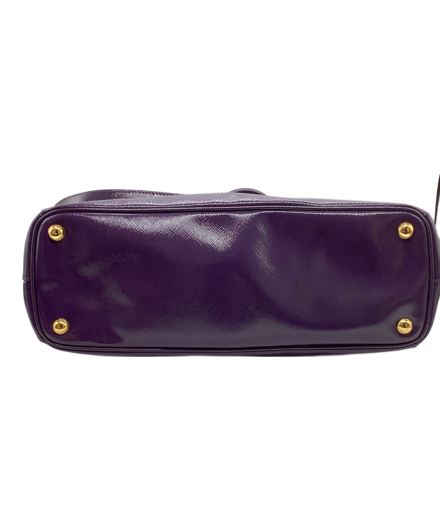 ◎中古◎PRADA ヴィンテージ 2way バッグ　ネイビー　パープル 中古・古着通販】PRADA (プラダ) 2WAYバッグ パープル｜ブランド・古着
