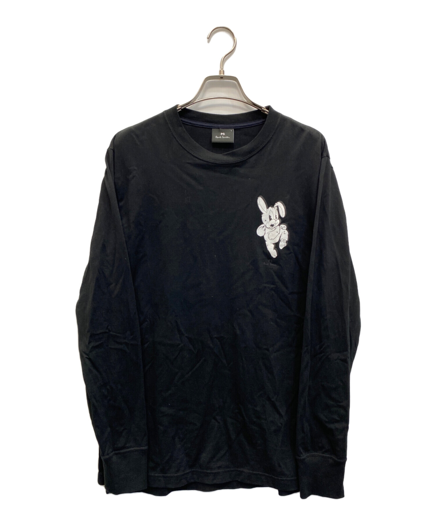 中古・古着通販】PAUL SMITH (ポールスミス) 長袖カットソー ブラック 