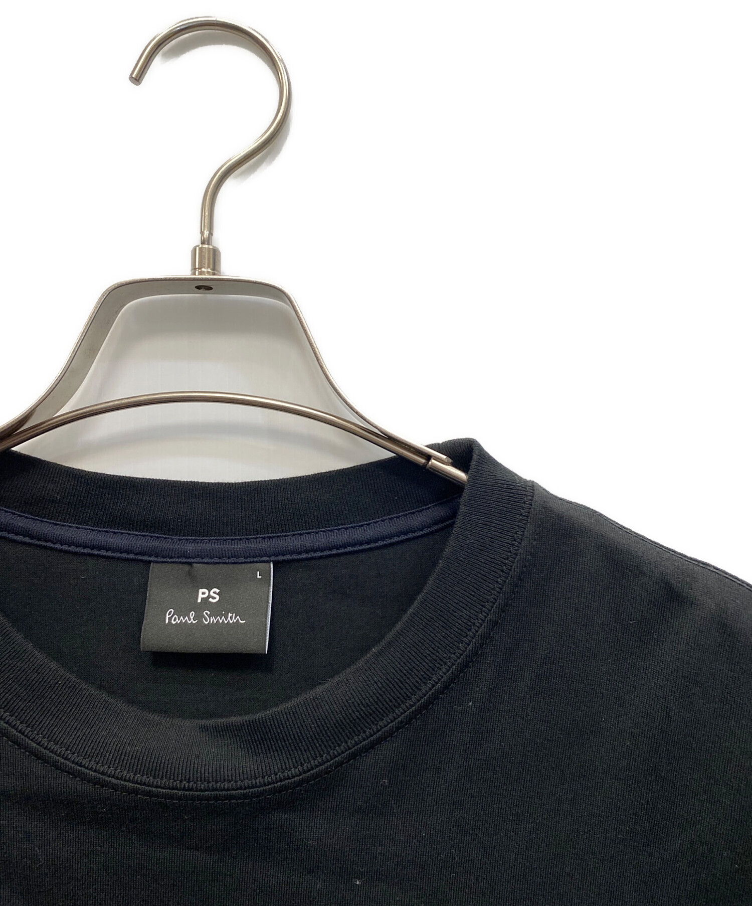 中古・古着通販】PAUL SMITH (ポールスミス) 長袖カットソー ブラック 
