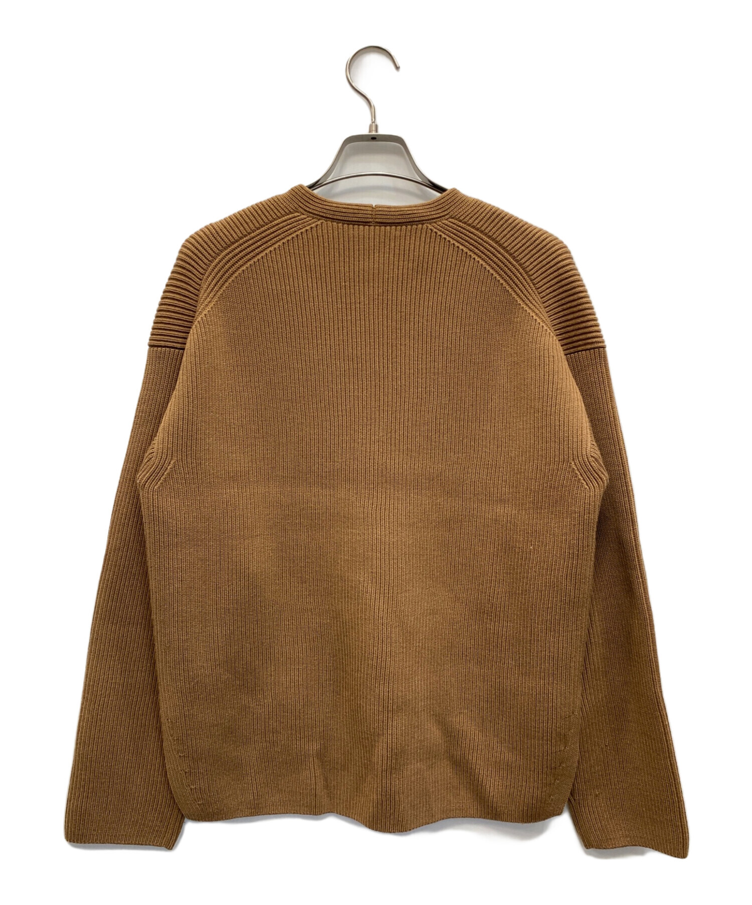 中古・古着通販】AURALEE (オーラリー) Vネックニット ブラウン サイズ