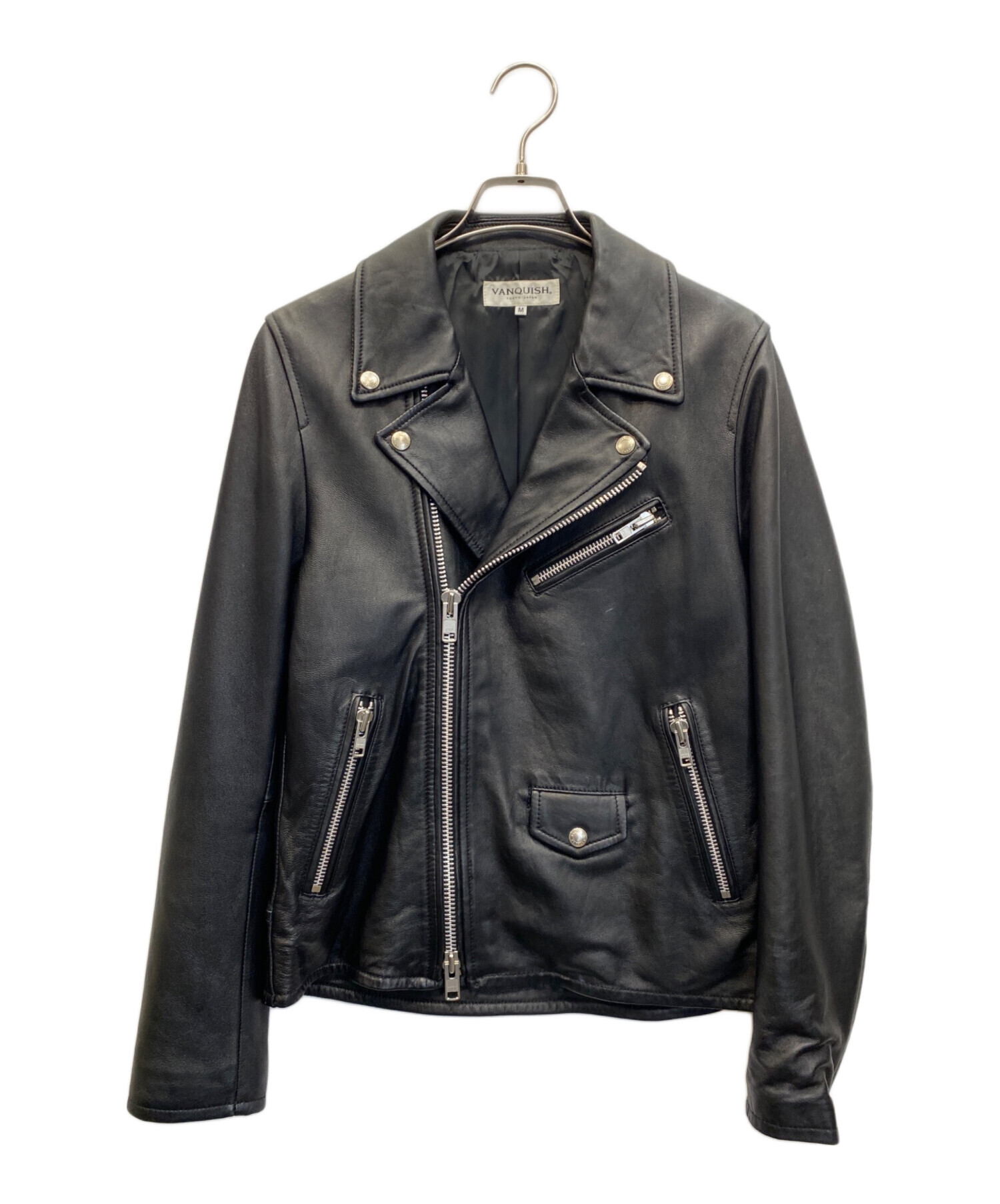 VANQUISH レザーライダースジャケット