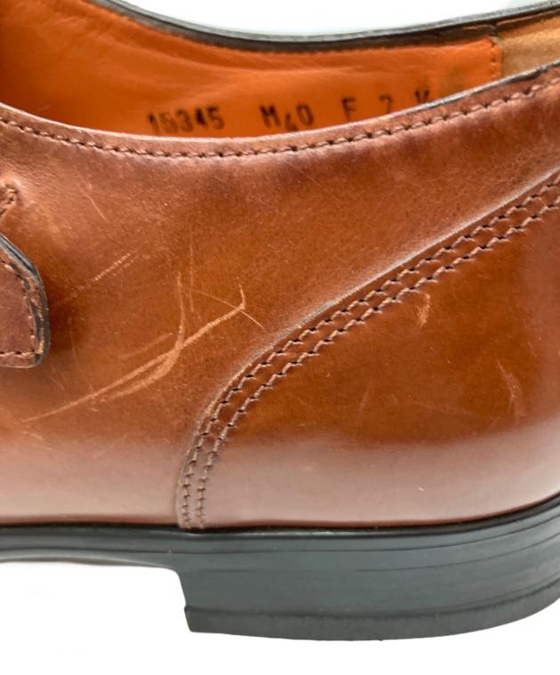 中古・古着通販】Santoni (サントーニ) ダブルモンクシューズ ブラウン
