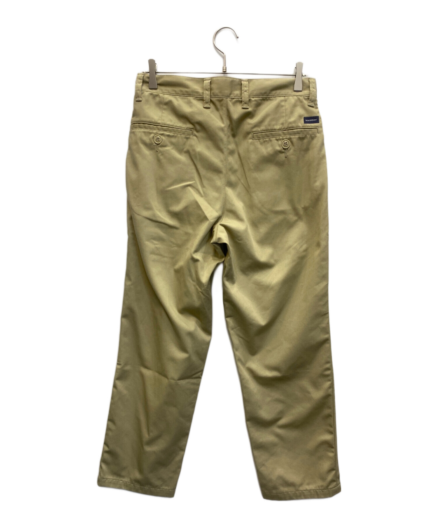 中古・古着通販】DESCENDANT (ディセンダント) タックパンツ ベージュ