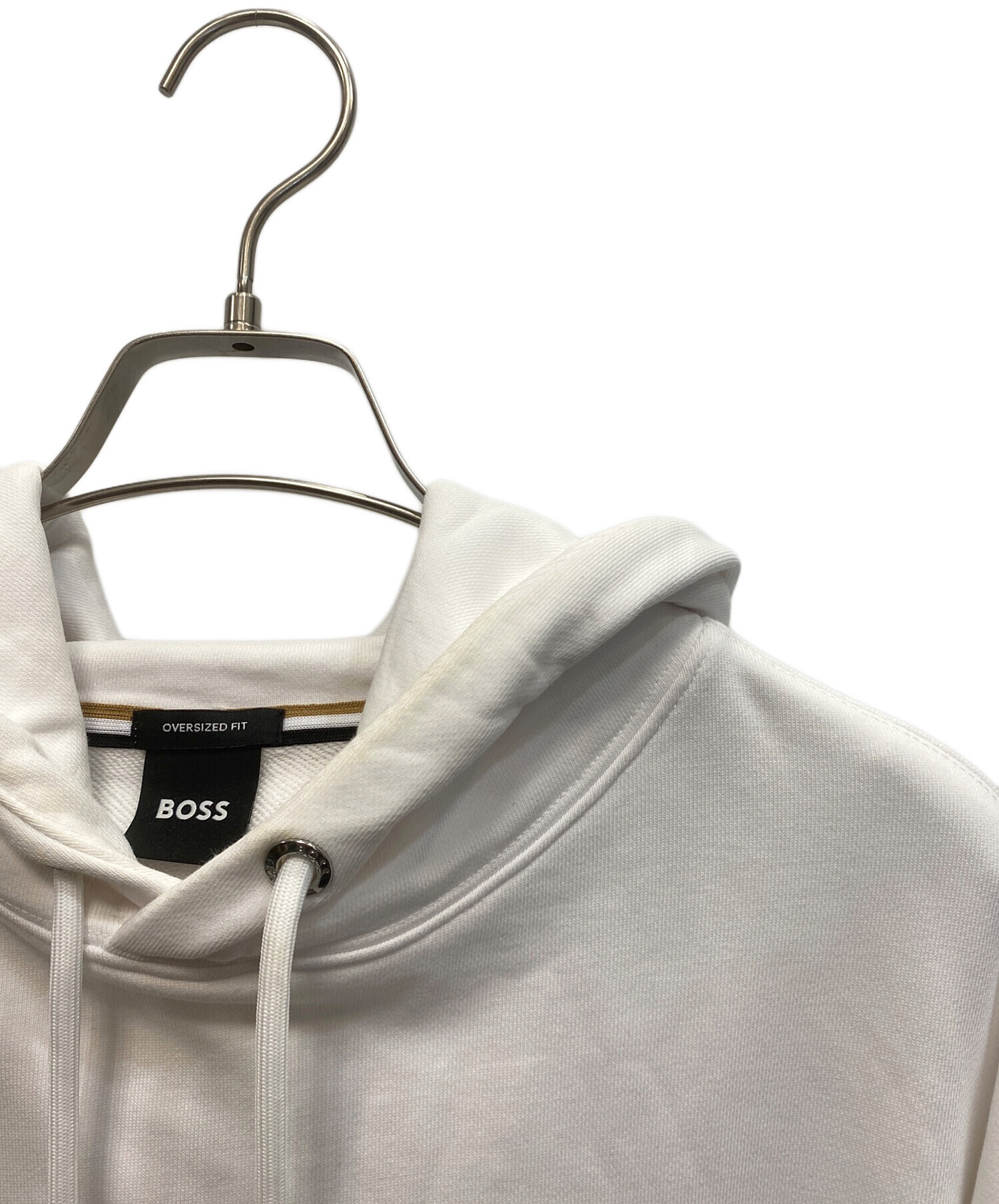 中古・古着通販】HUGO BOSS (ヒューゴ ボス) ロゴパーカー ホワイト 