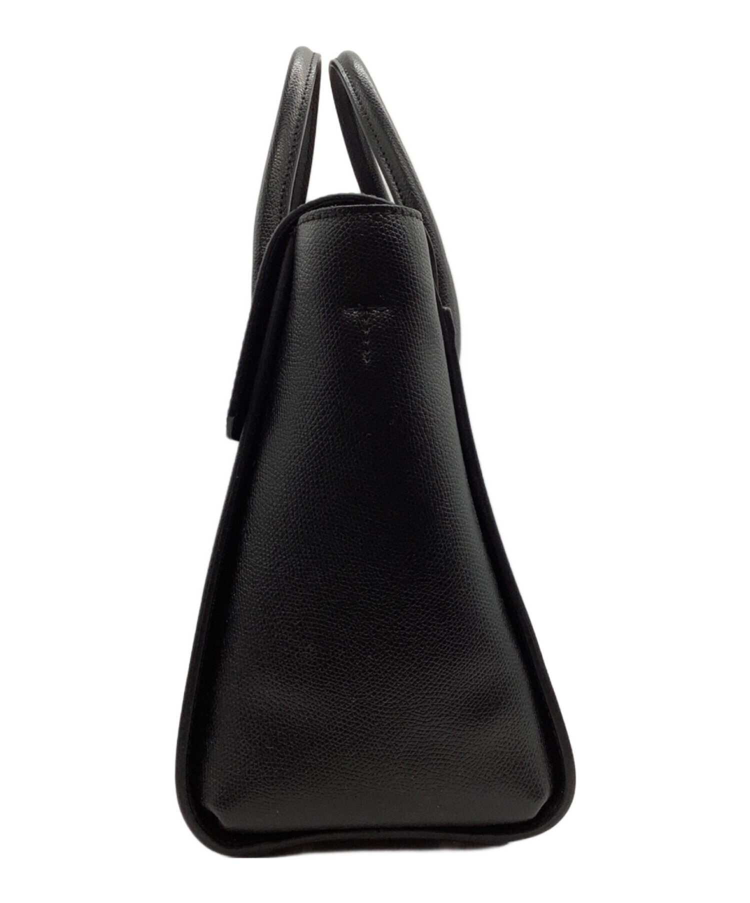 中古・古着通販】FURLA (フルラ) レザーハンドバッグ ブラック 